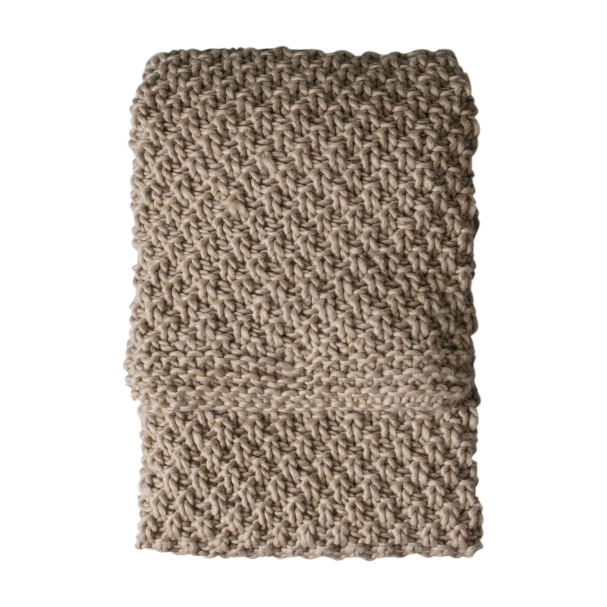 Moss Chunky Knitted Throw