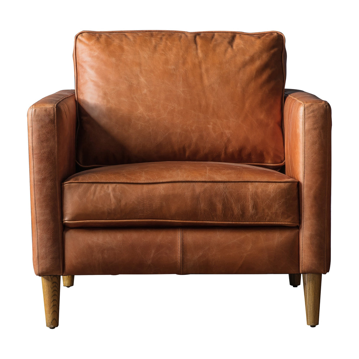 Osborne Armchair – Vintage Brown Leather