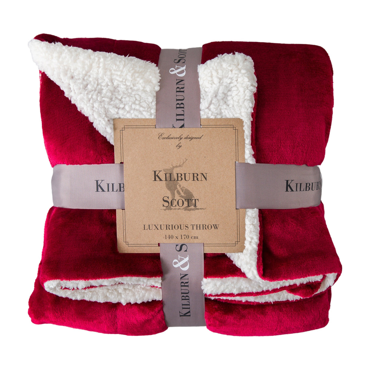 Sterling Fleece Sherpa Throw