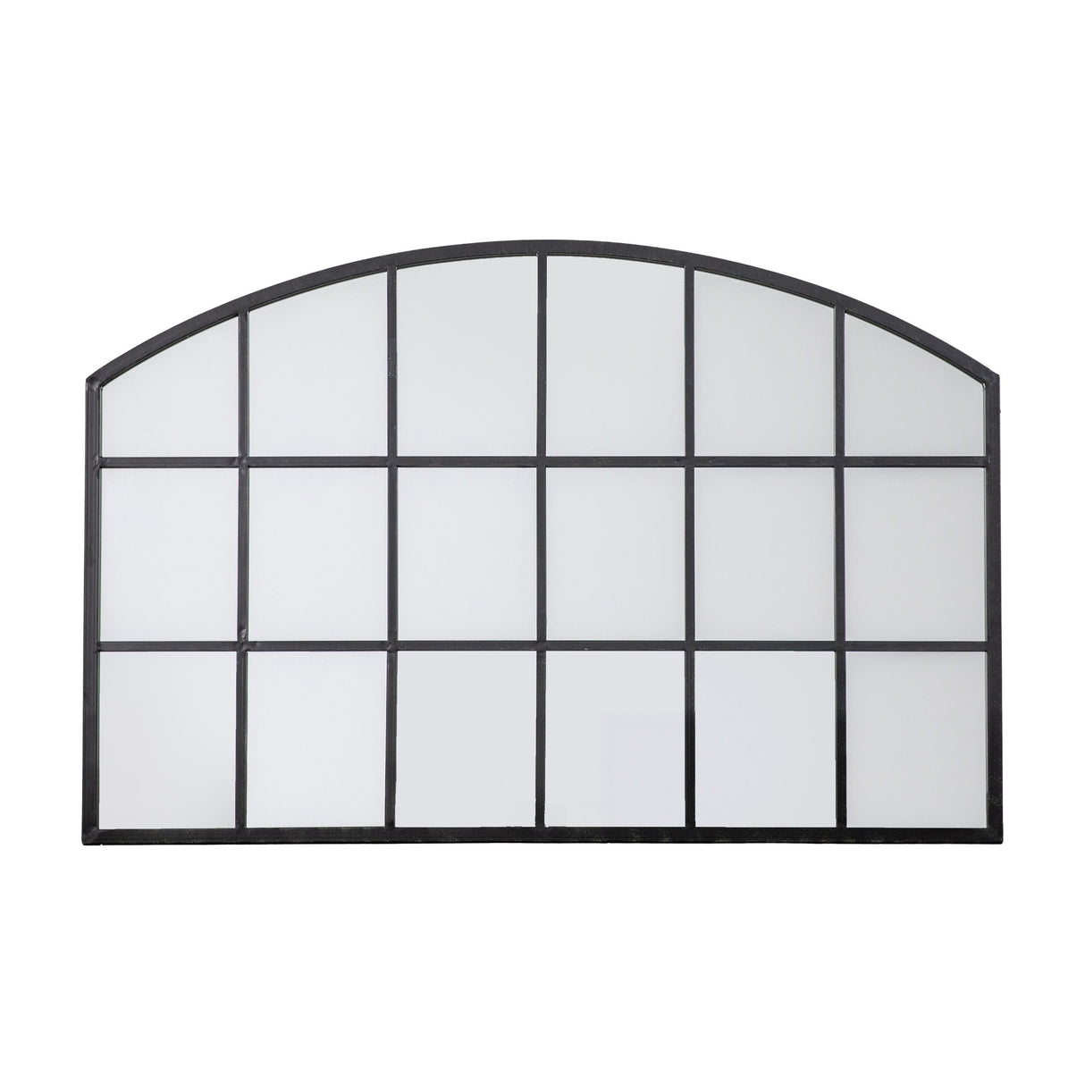 Wingham Arch Window Mirror – Black