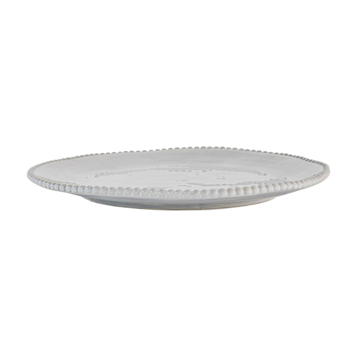 Organic Beaded Dinner Plate Set of 4