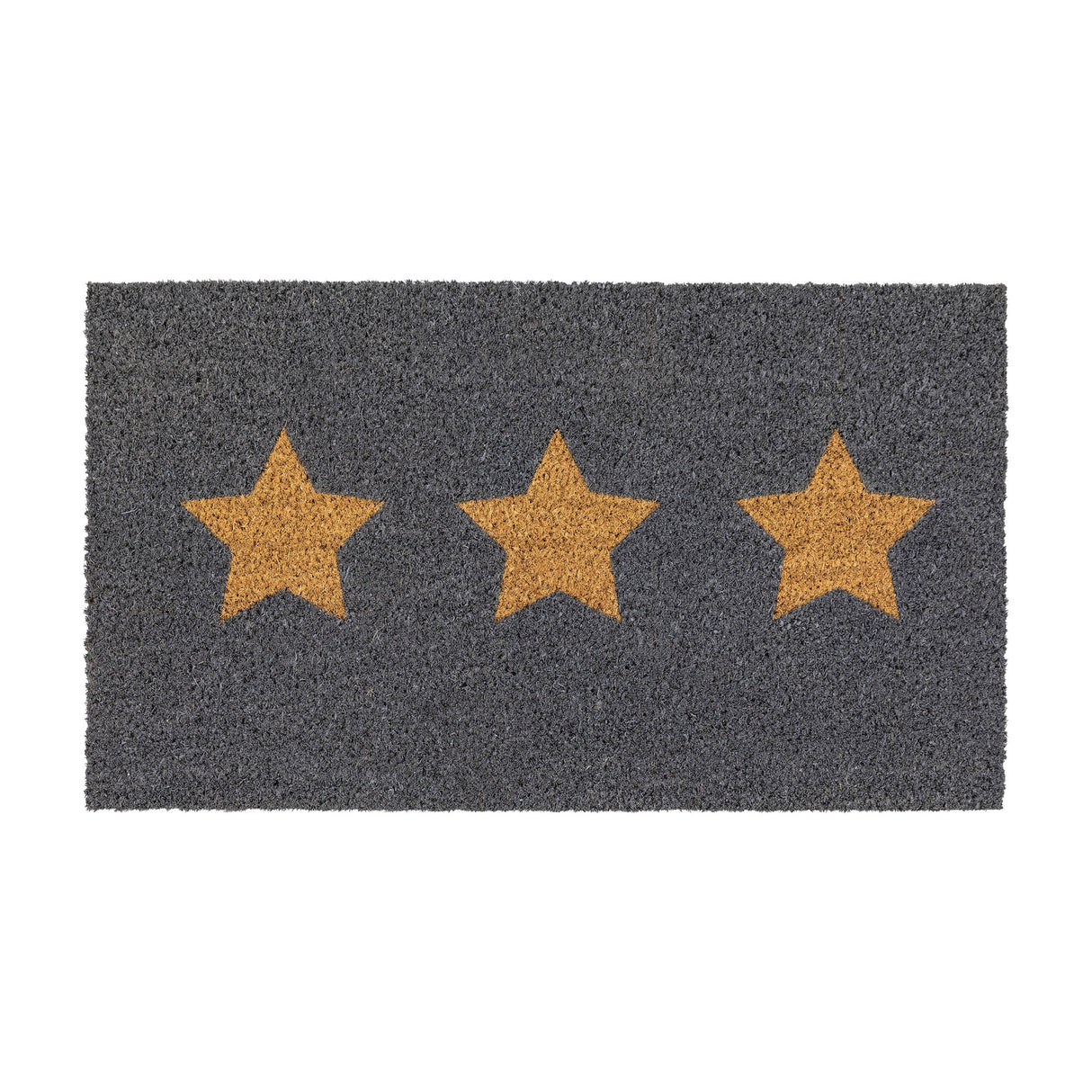 Triple Star Coir Doormat – Grey