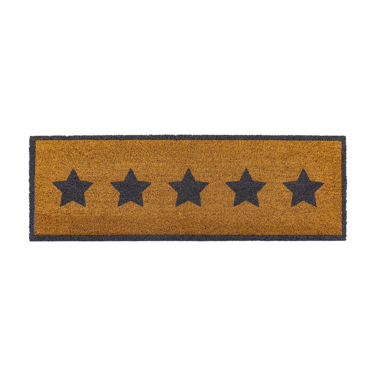 Star Coir Double Doormat – Natural