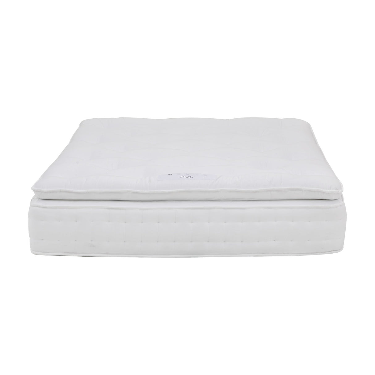 Cotton Pillowtop Pocket Sprung Mattress Medium – White