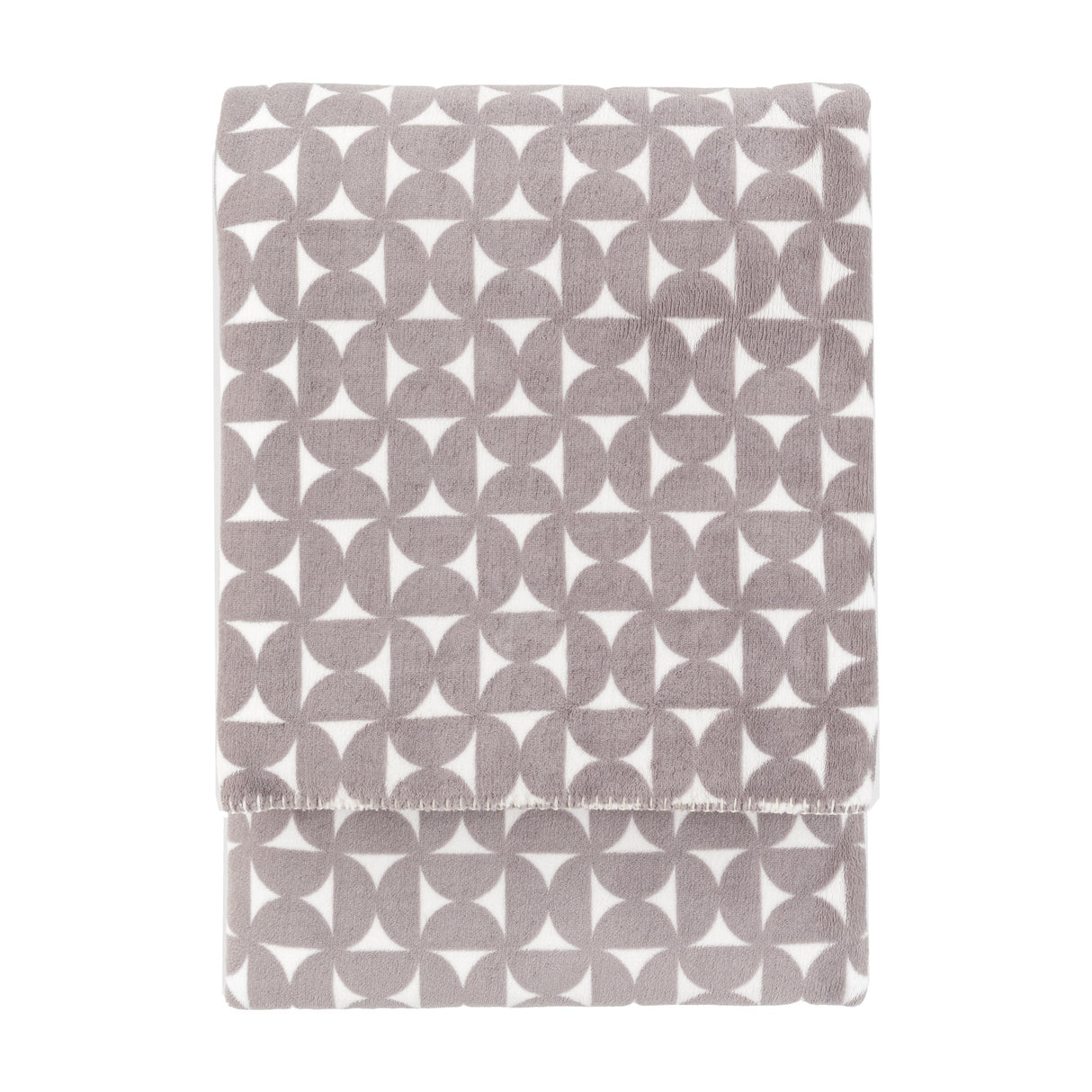 Modern Geo Flannel Throw