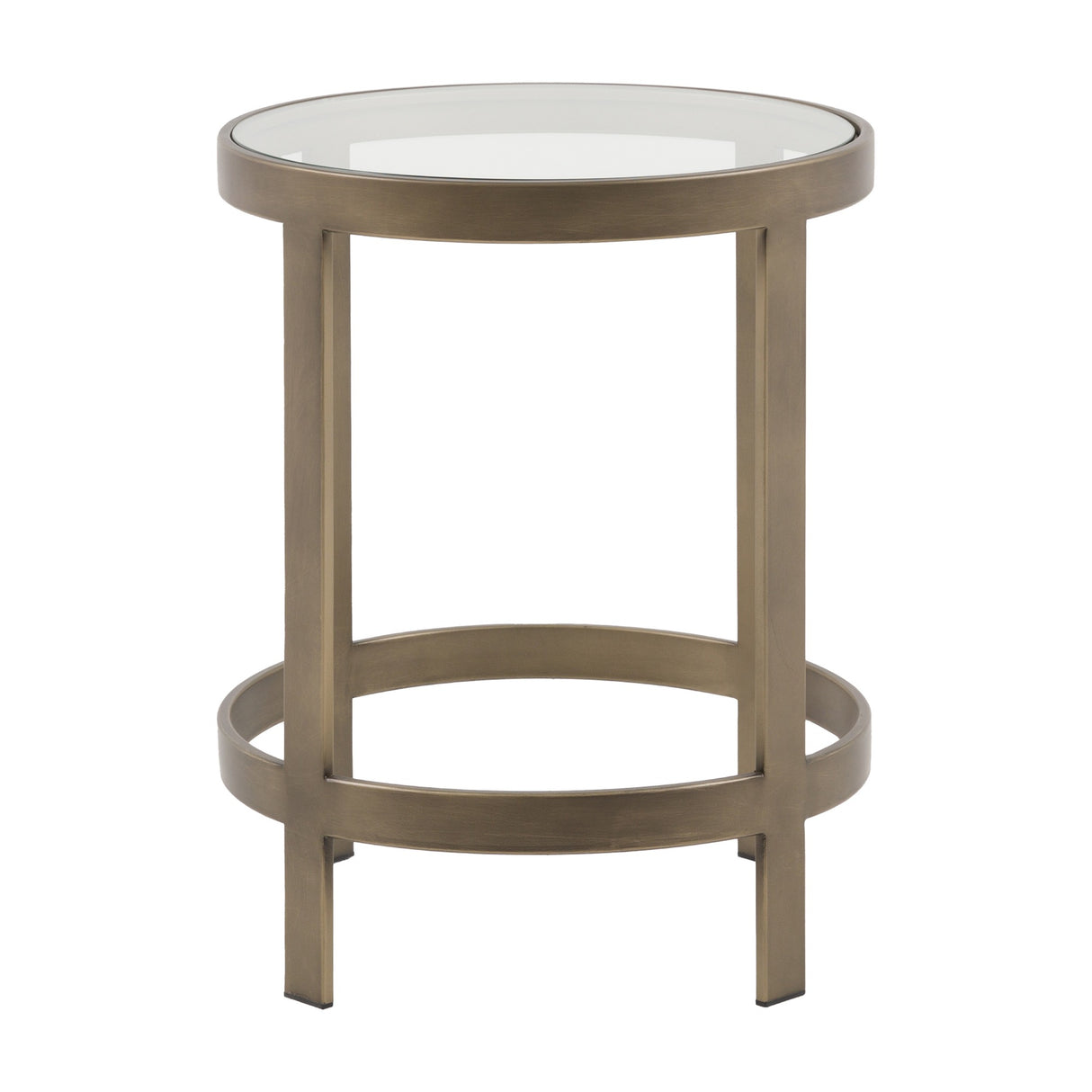 Monti Round Side Table – Bronze