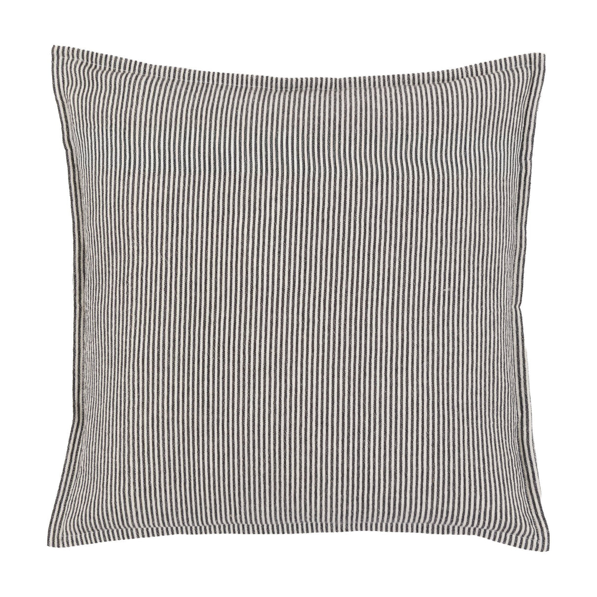 Windsor Woven Stripe Cushion – Ink Blue