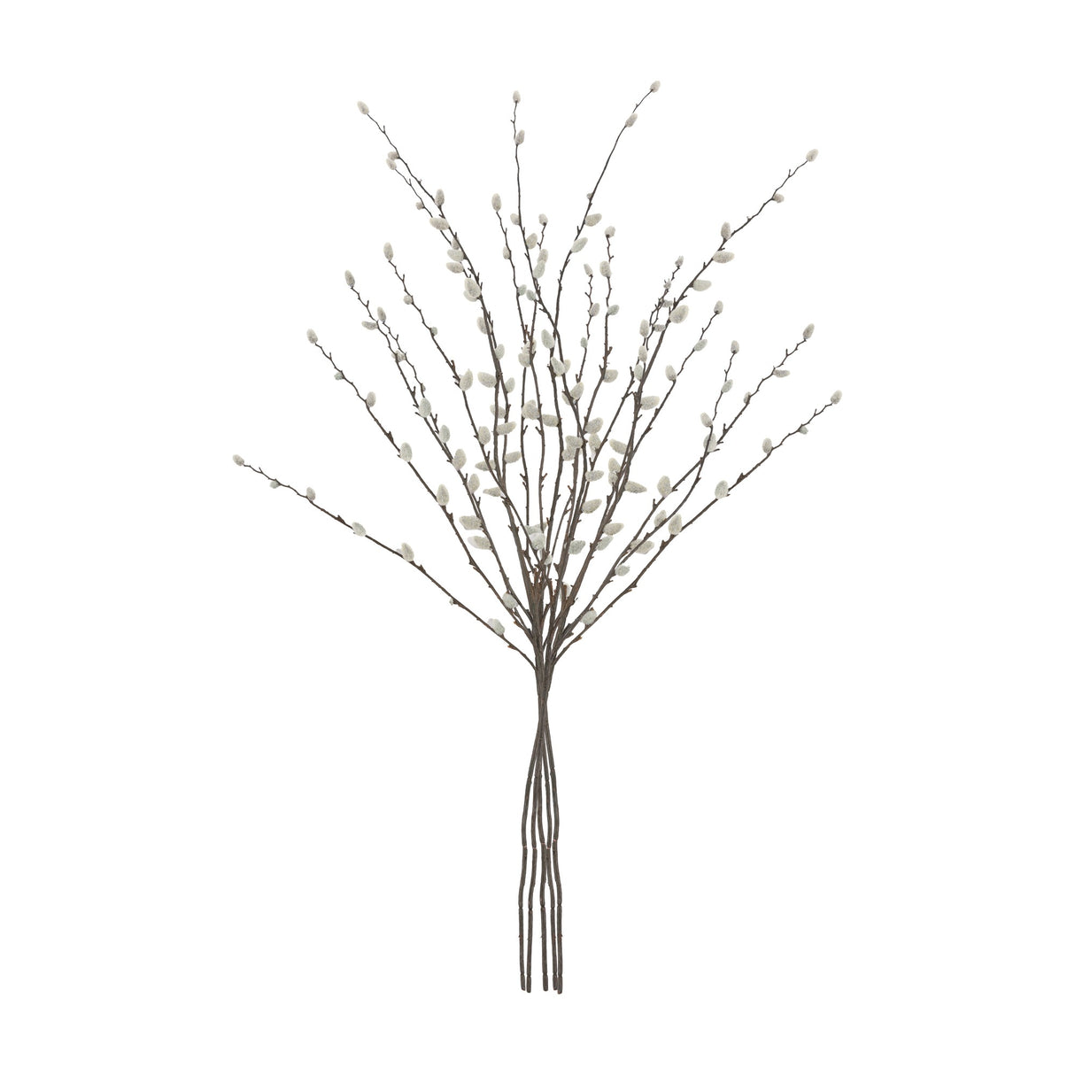 Artificial Pussy Willow Stems Set of 5 – Grey