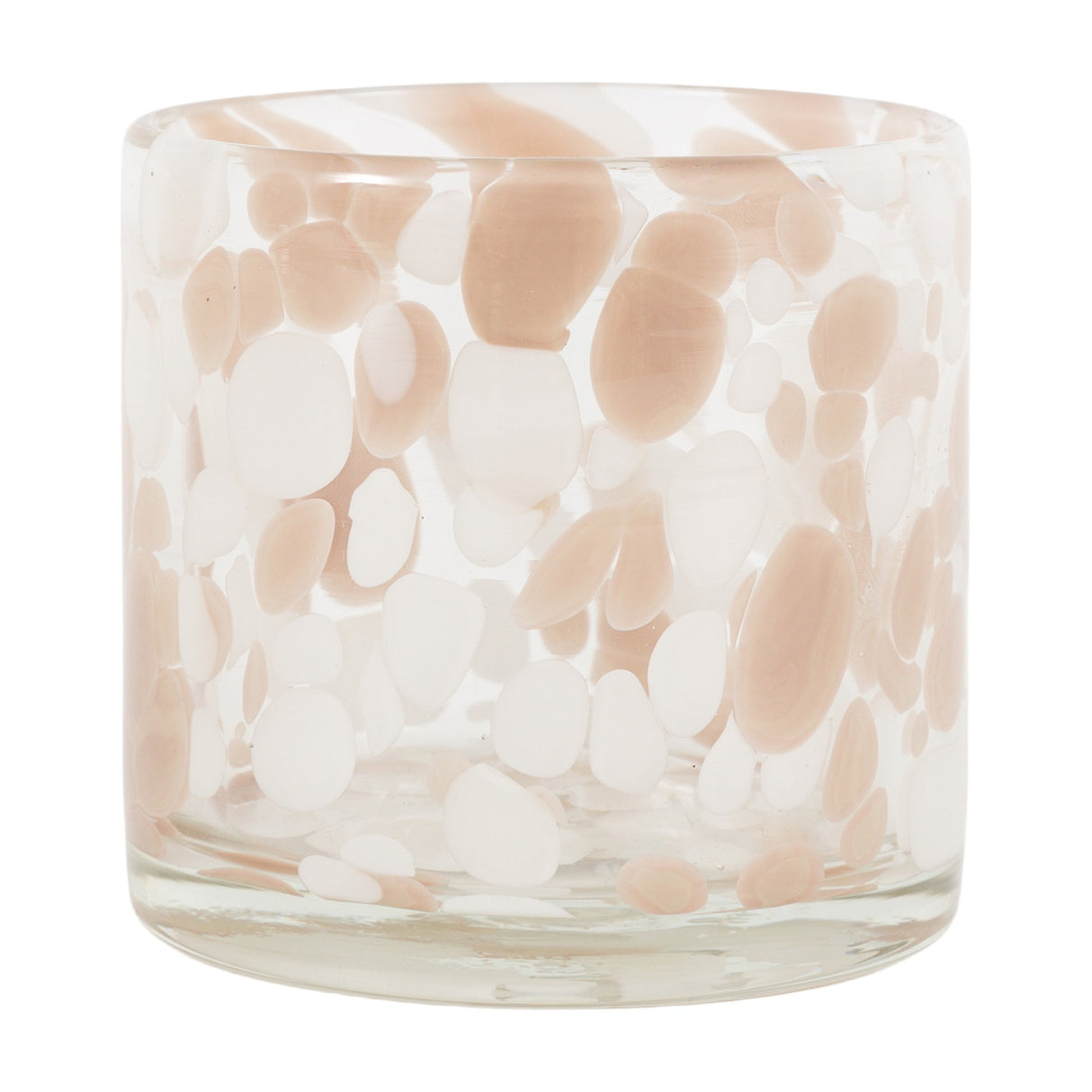 Confetti Glass Candle Holder