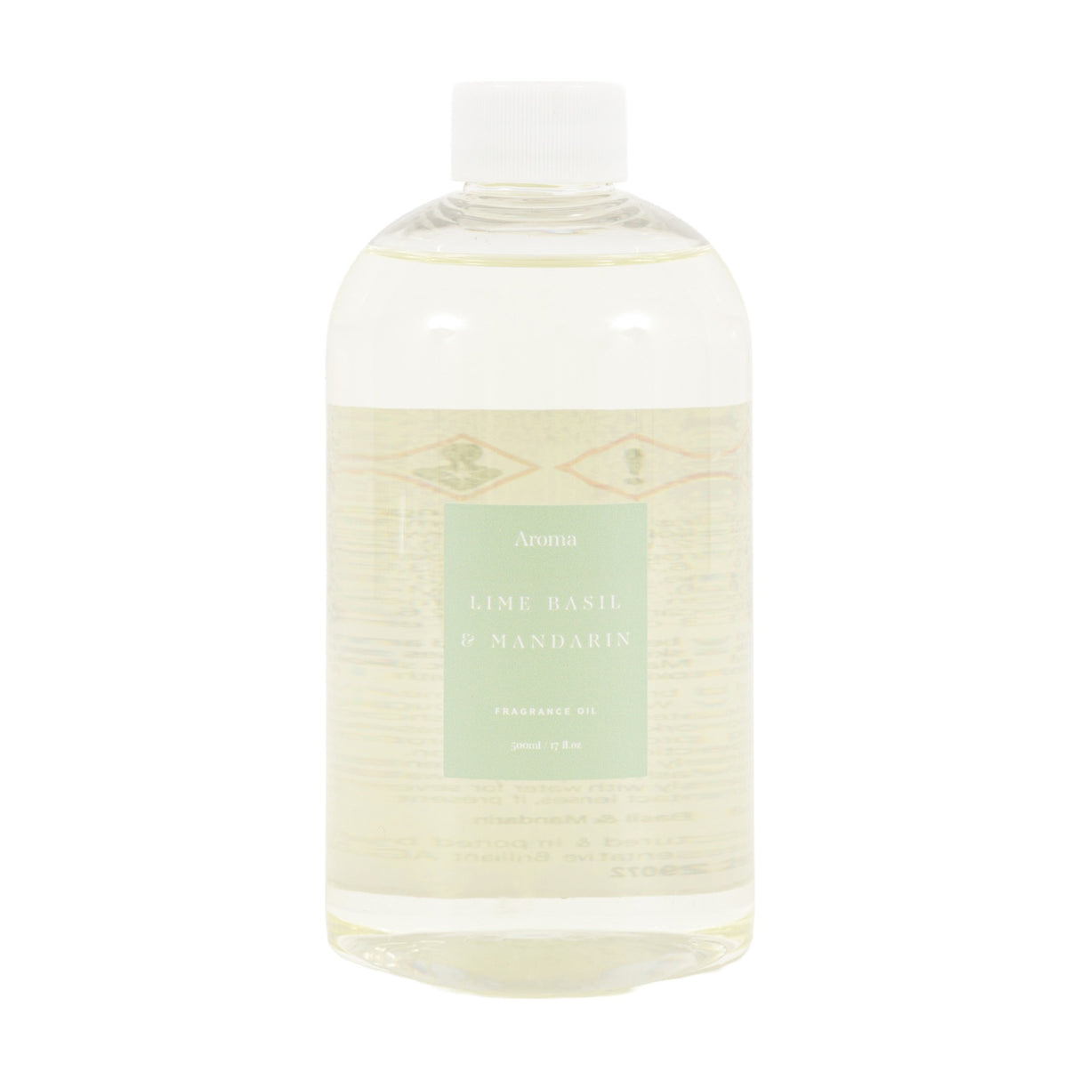Aroma Diffuser Refill Oil Lime Basil & Mandarin 500ml – Green