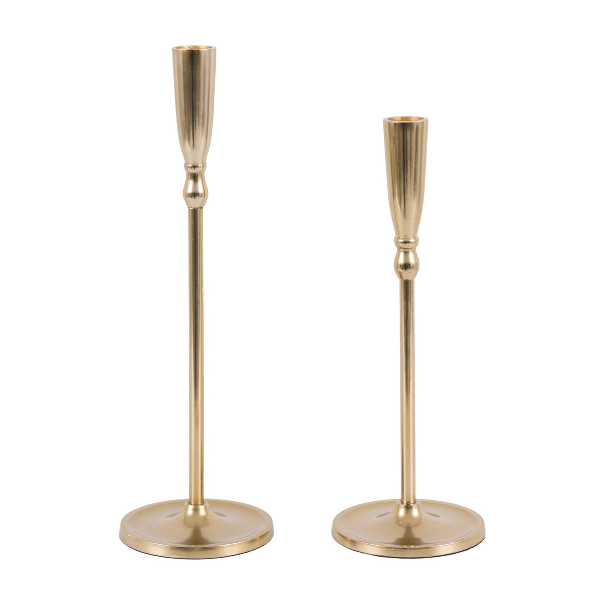 Ortillo Taper Candle Holders Set of 2 – Gold