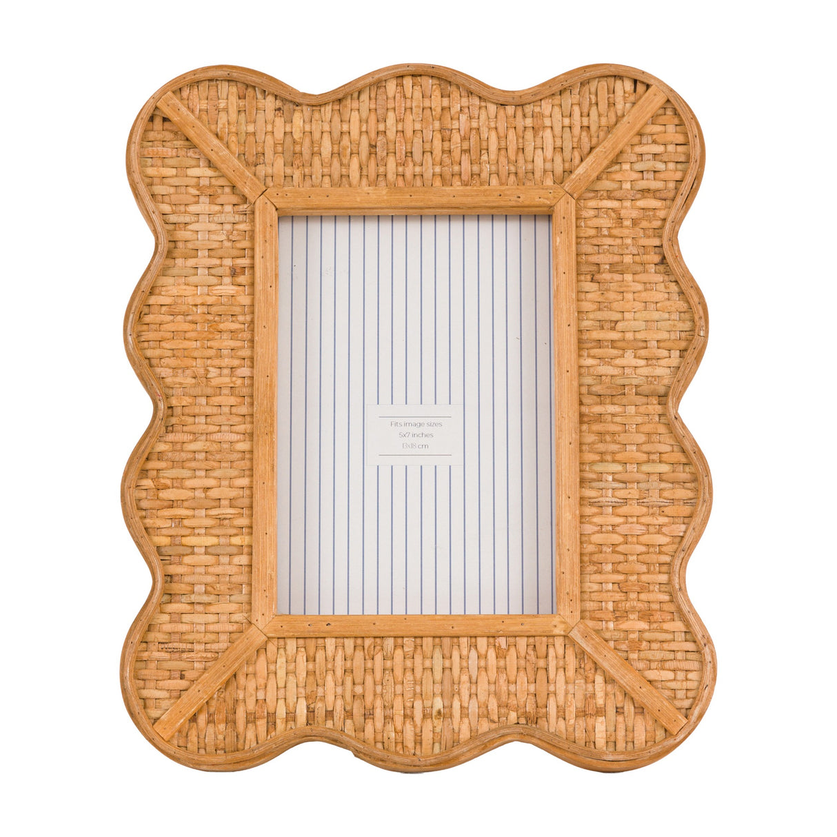 Ayora Woven Rattan Photo Frame 5x7in – Natural