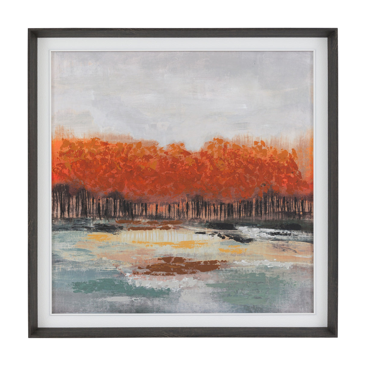 Vibrant Vision Framed Wall Art – Orange