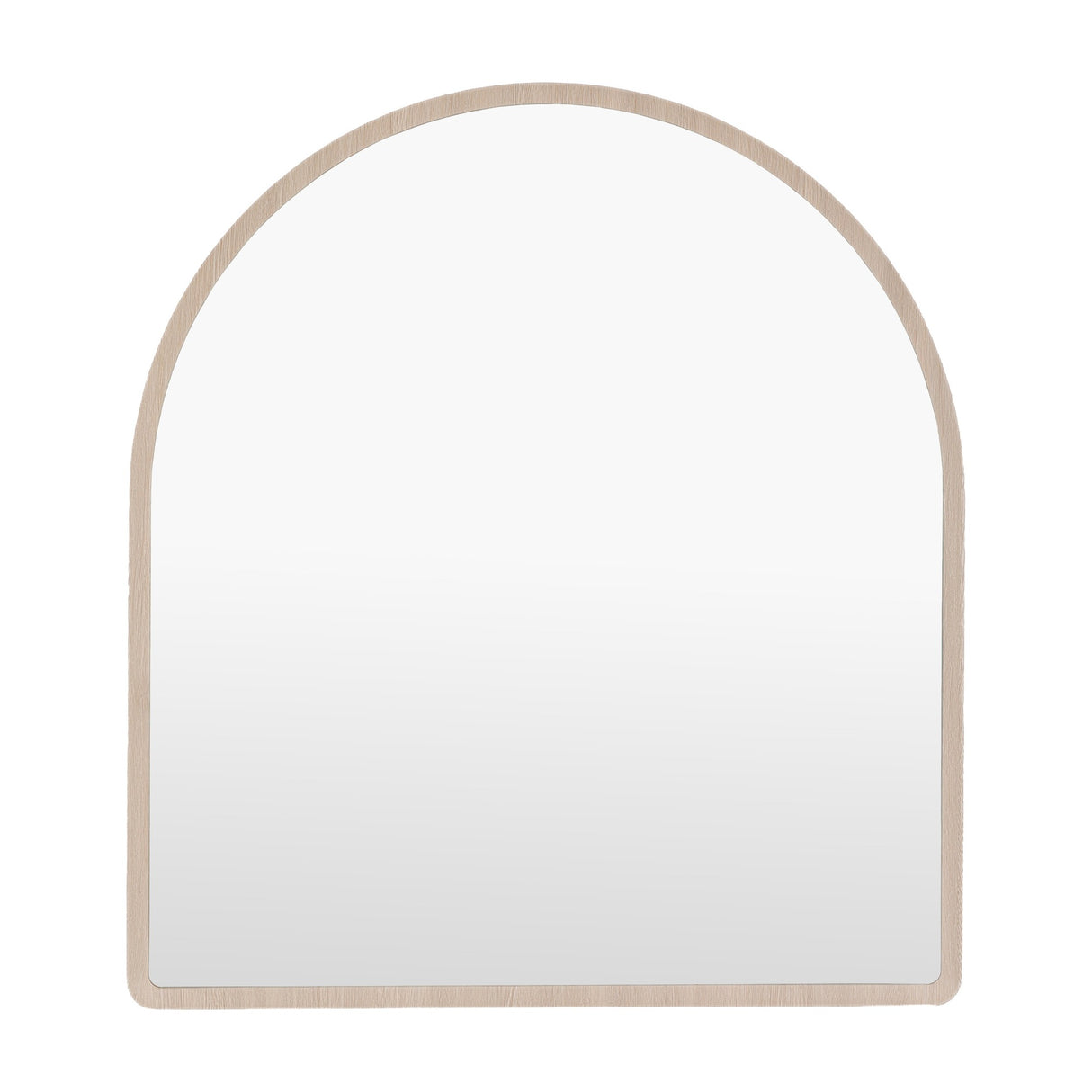 Sedona Arched Overmantle Mirror – Natural Oak