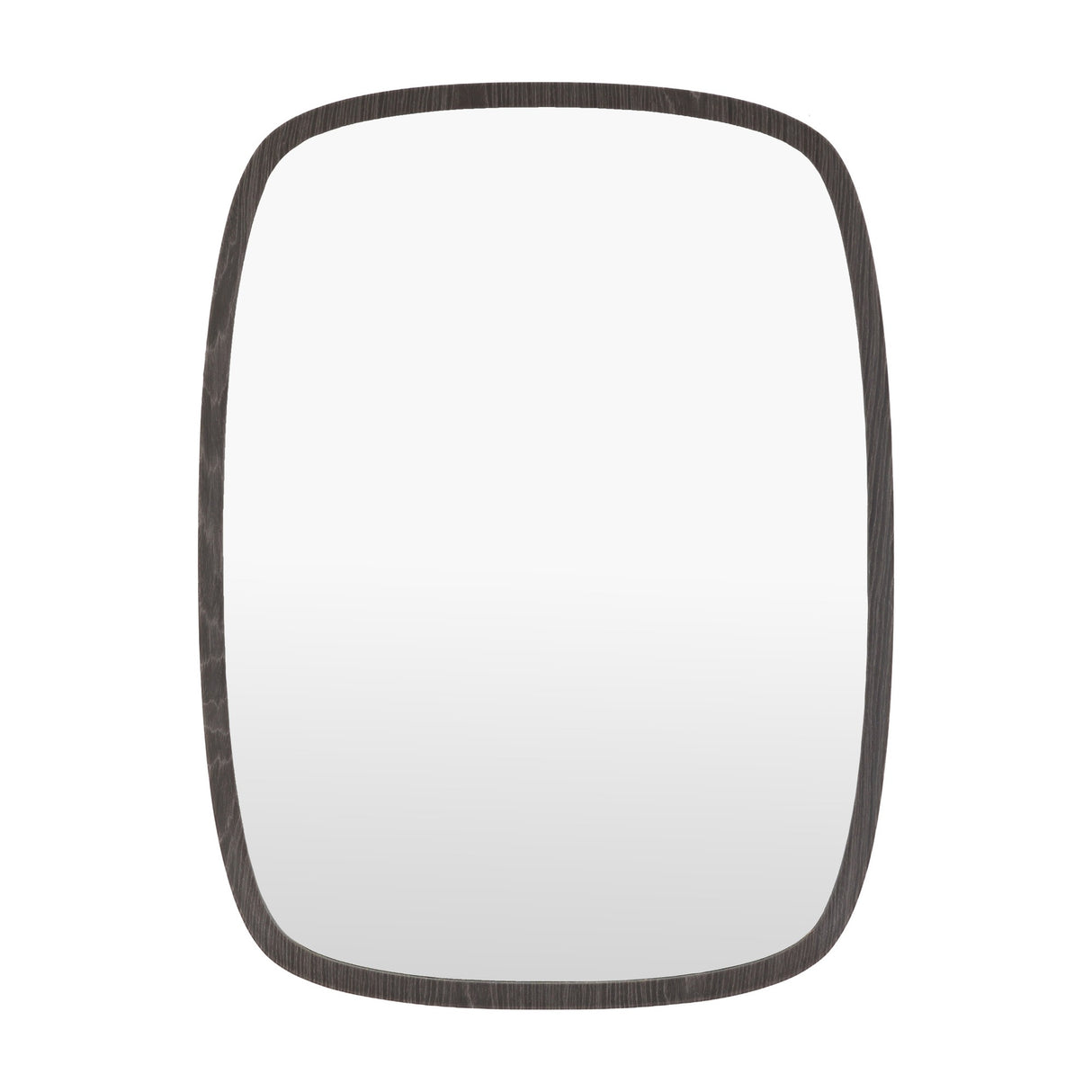 Bryce Capsule Wooden Wall Mirror – Black