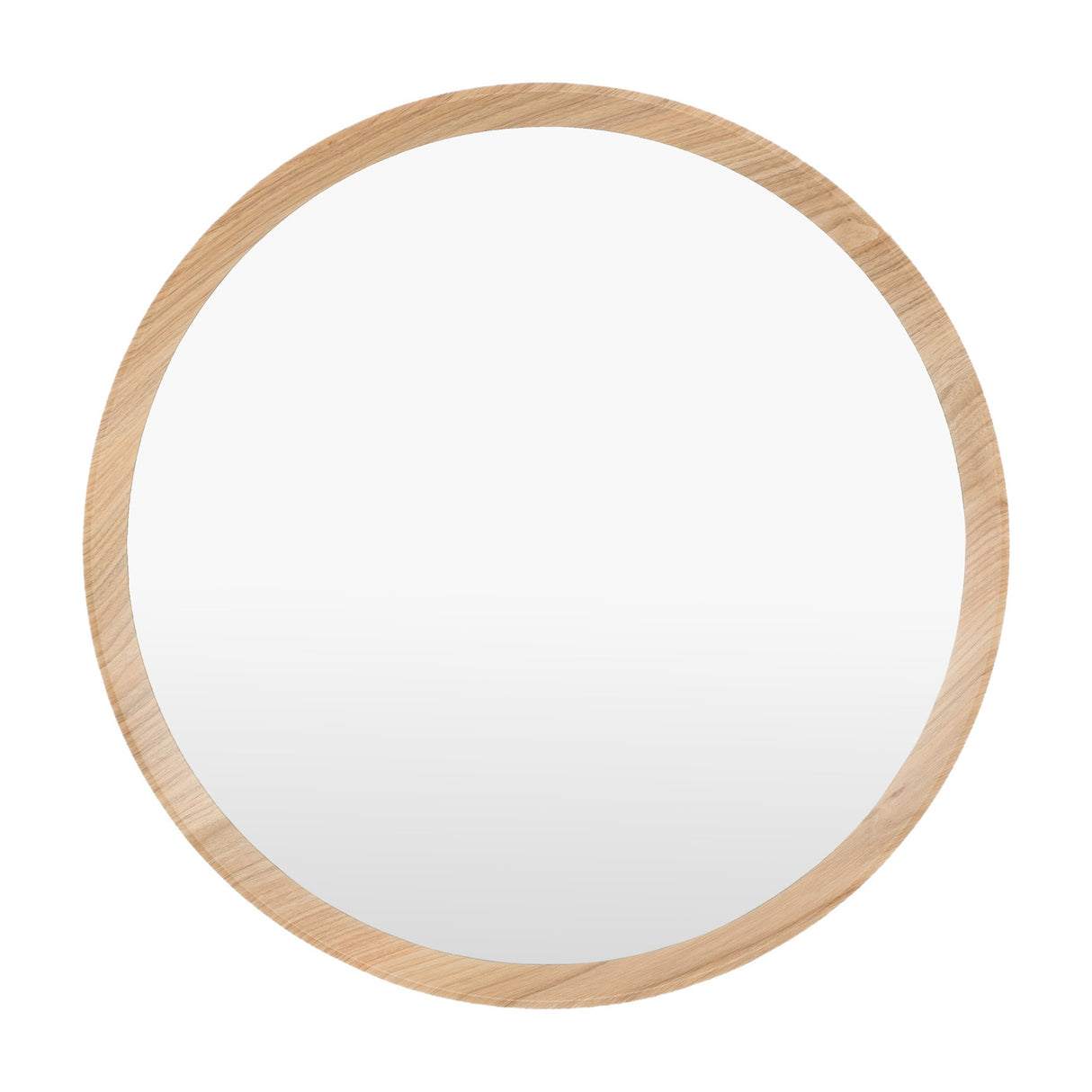Cedar Round Mirror – Oak