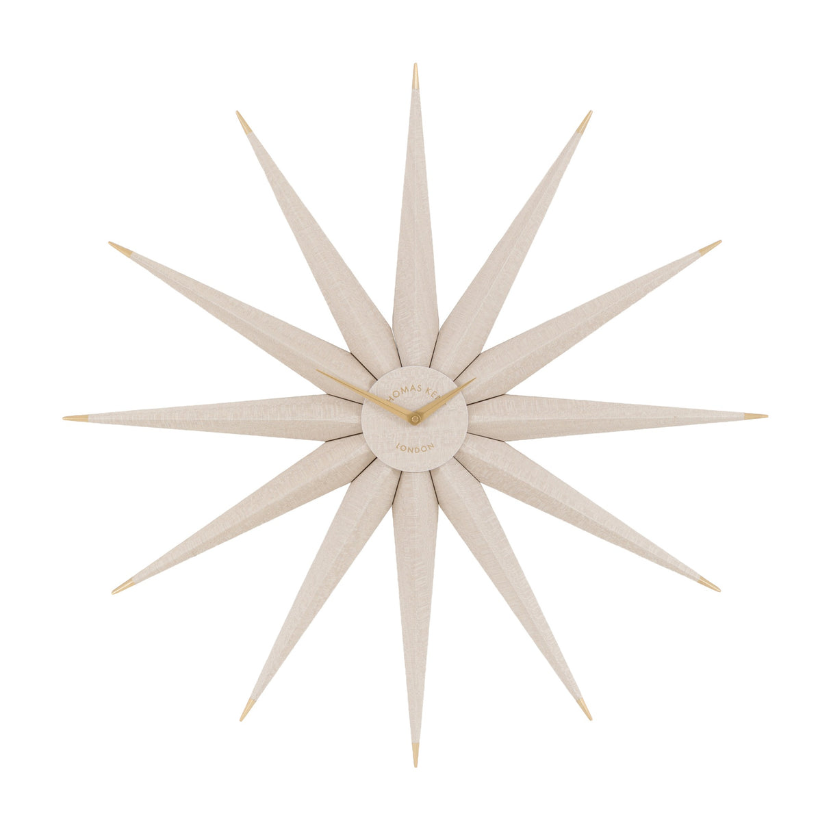 North Star Sunburst Wall Clock 80cm