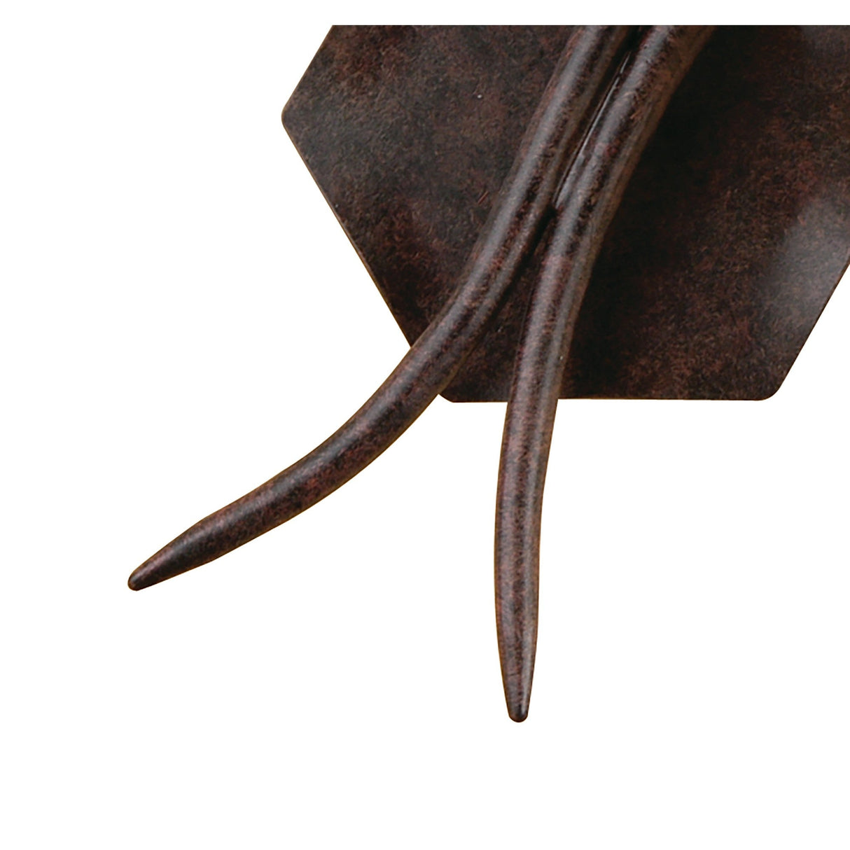 Gaudi Right 2 Light Wall Light - Brown/Amber