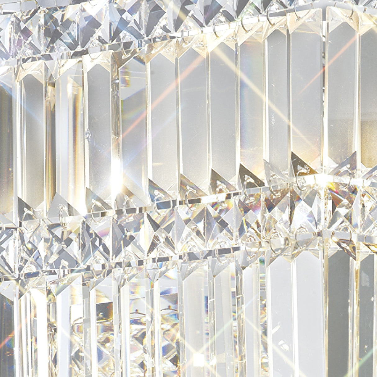 Gianni 4 Light Crystal Wall Light - Polished Chrome