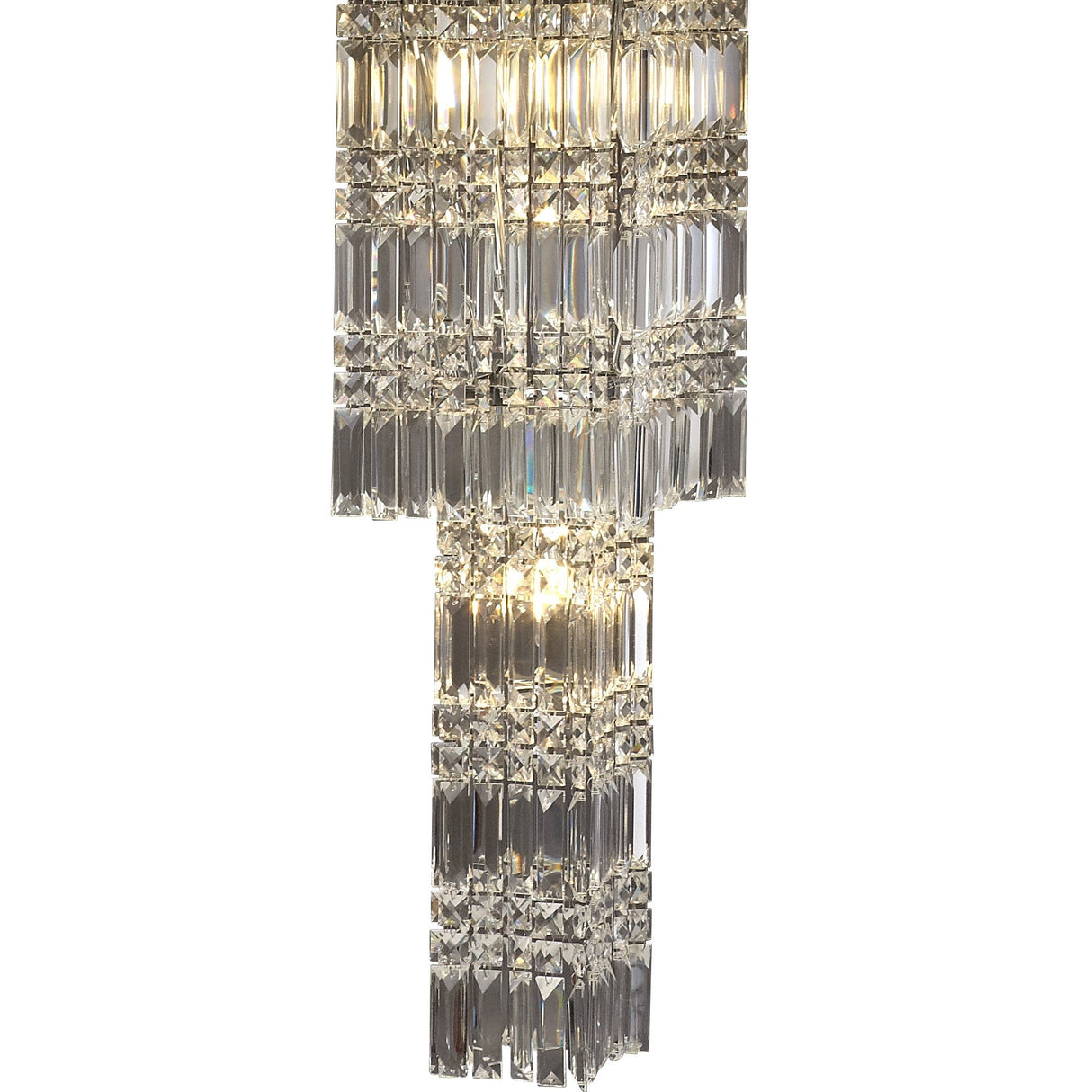 Gianni 5 Tier 15 Light Crystal Chandelier - Polished Chrome