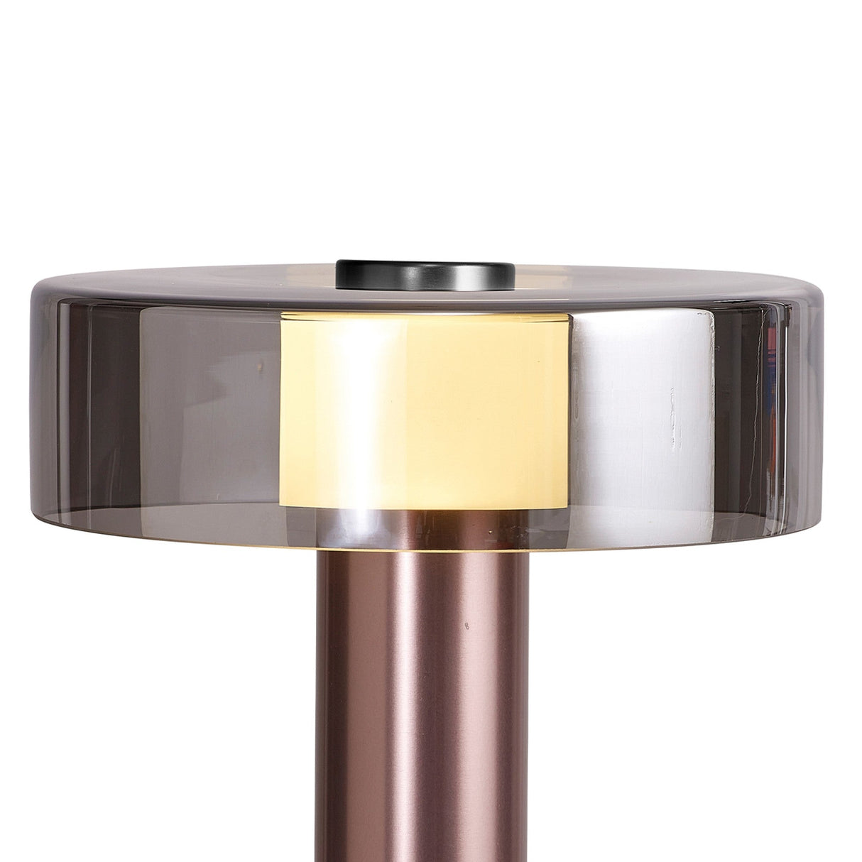 Gin 1 Light Small Table Lamp - Rose Gold