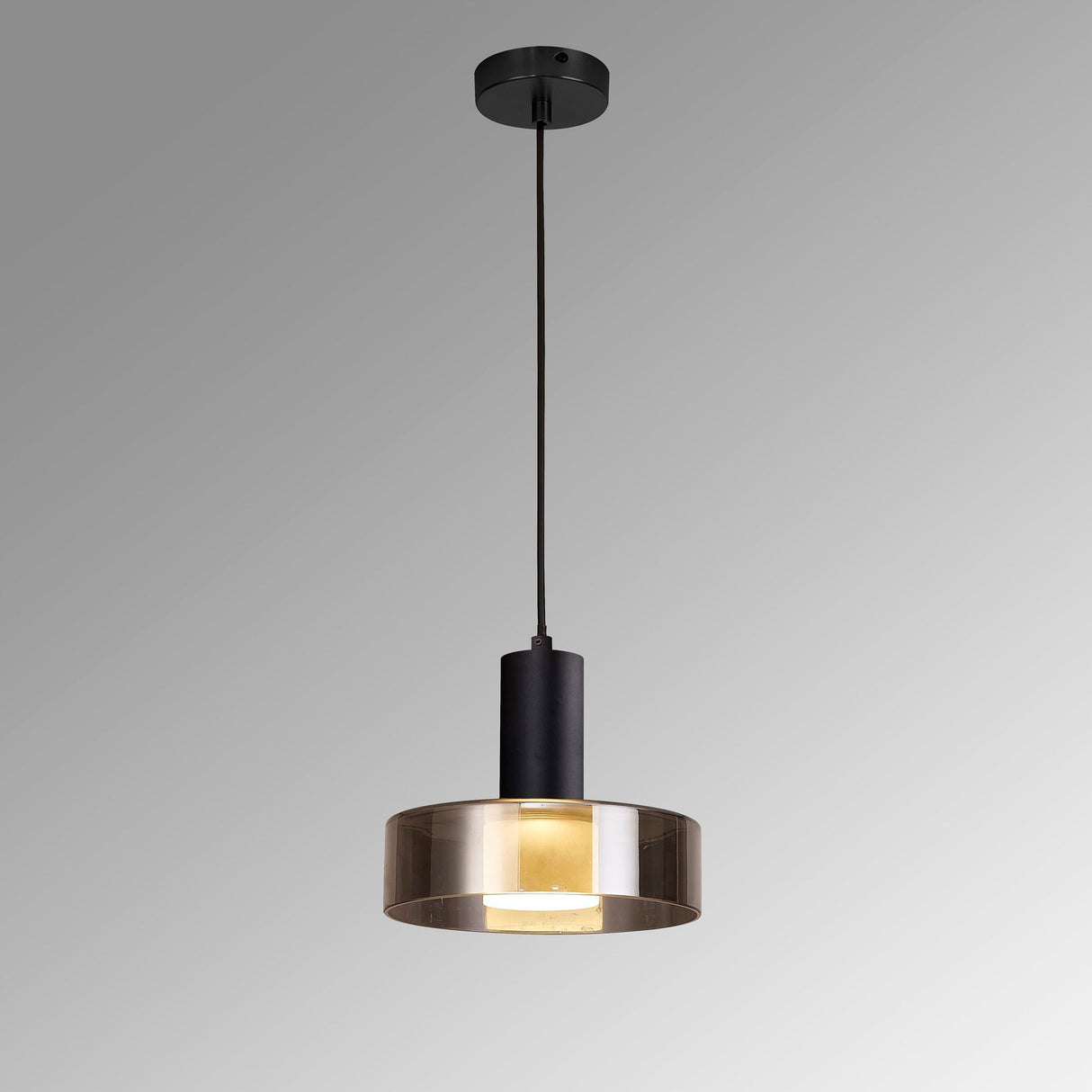Gin 22cm 1 Light Pendant Light - Black