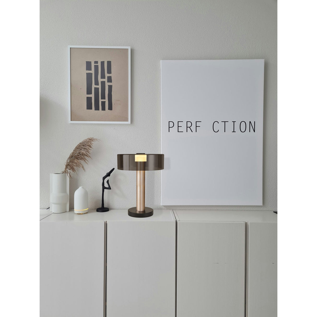 Gin 1 Light Large Table Lamp - Gold