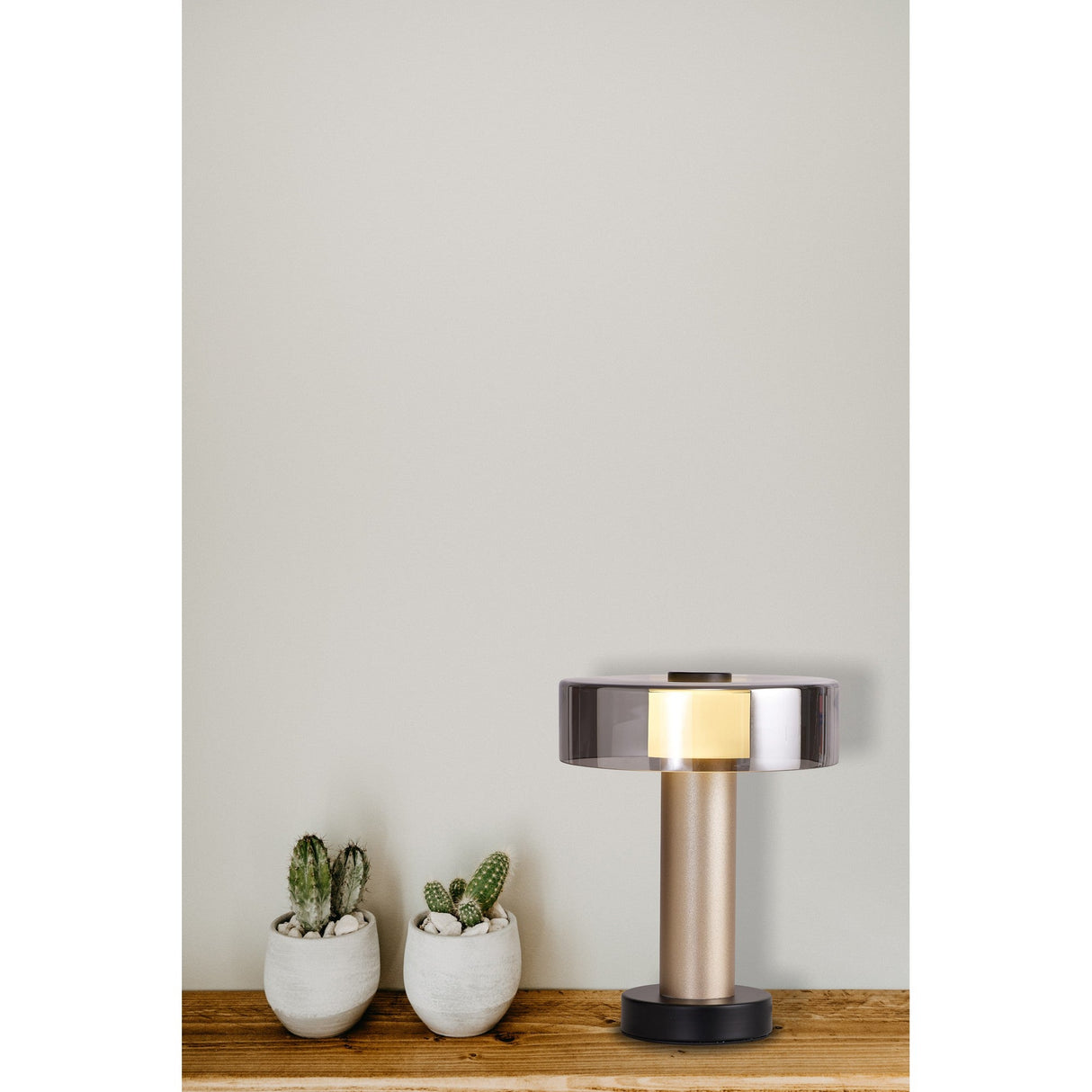 Gin 1 Light Large Table Lamp - Gold