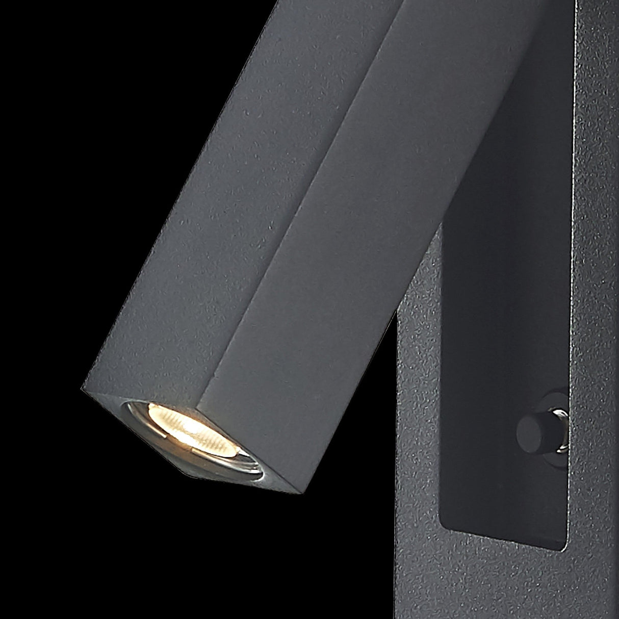 Gokova LED Single Spotlight With Switch - Sand Black