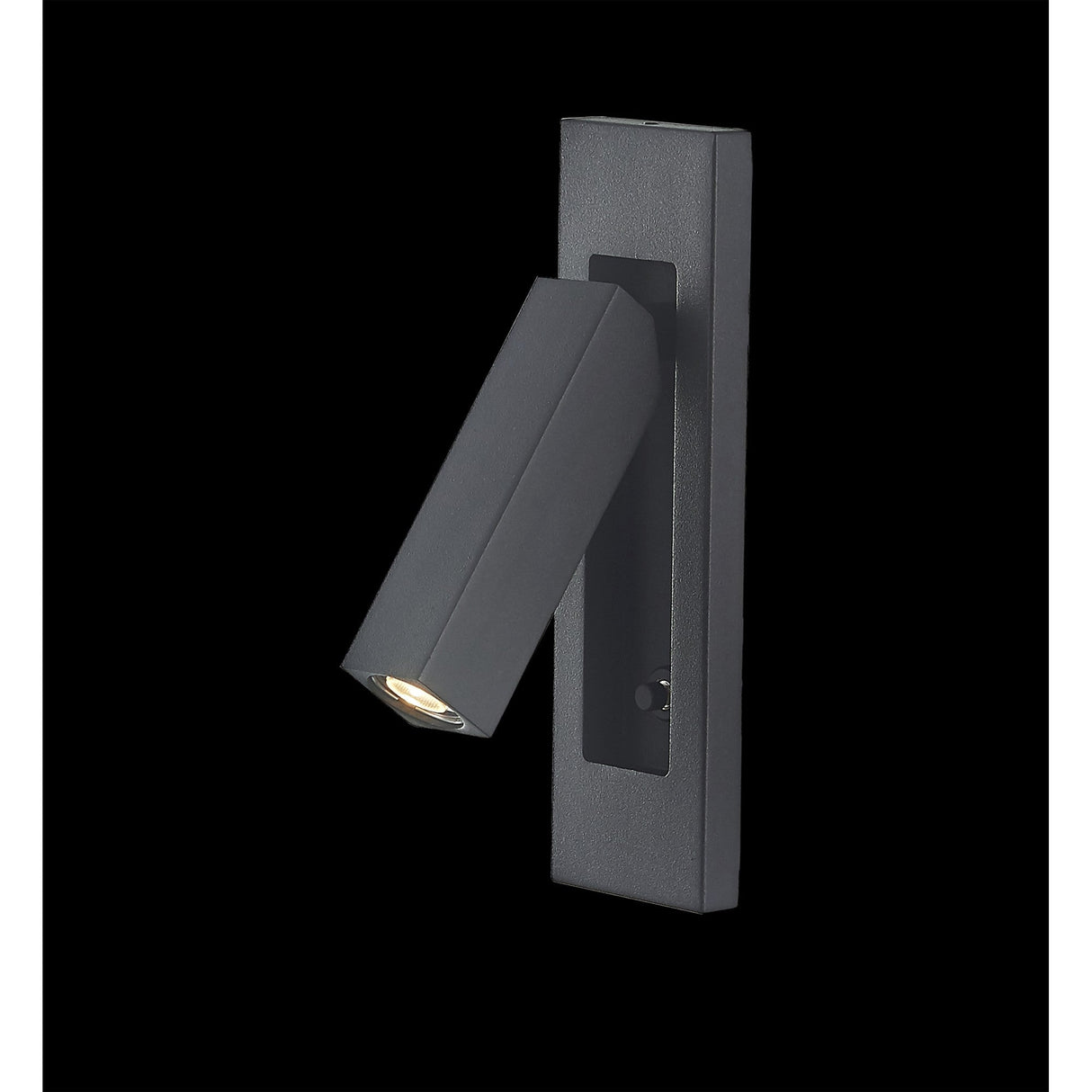 Gokova LED Single Spotlight With Switch - Sand Black