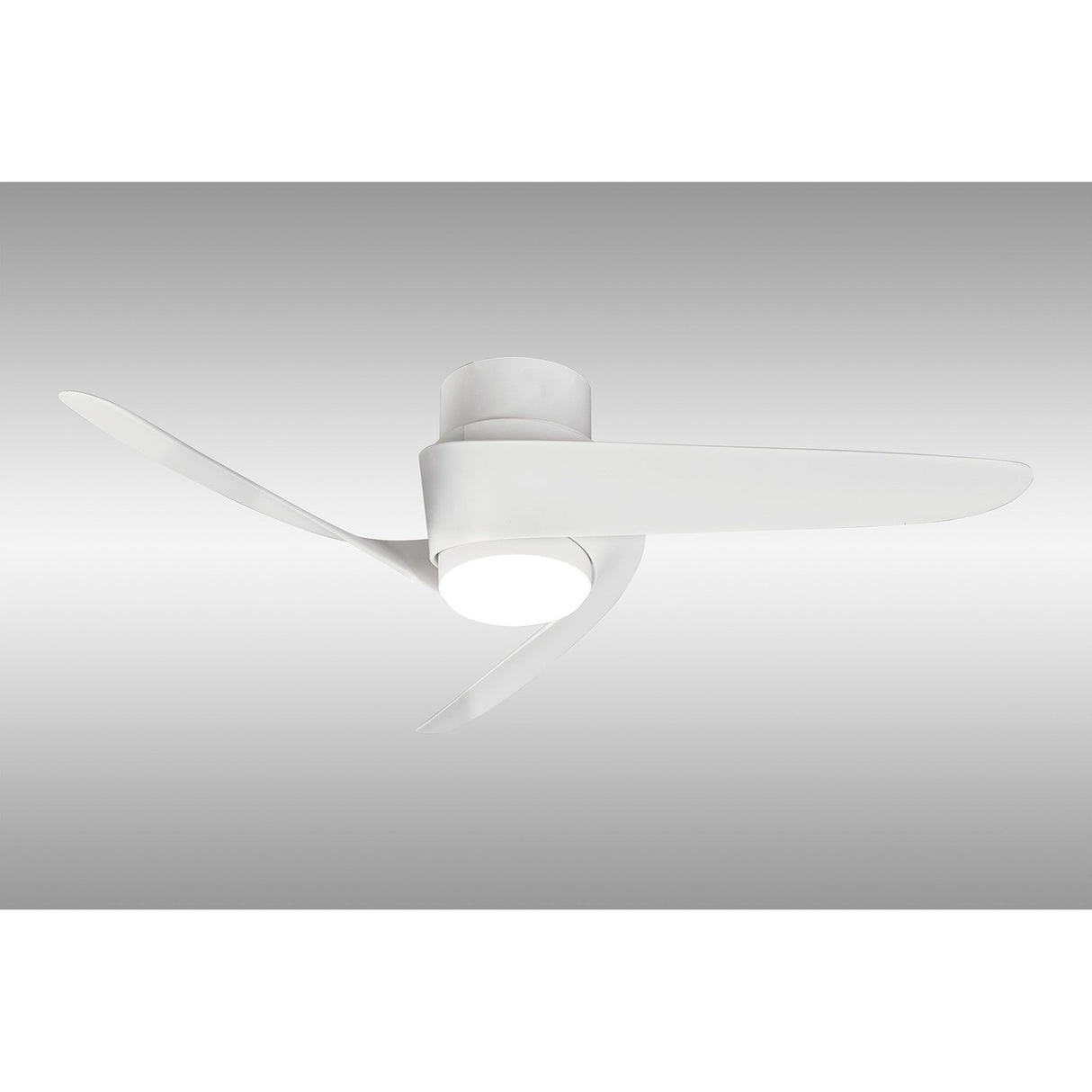 Groenland S CCT Dimmable LED Ceiling Fan Light With Remote Control - White