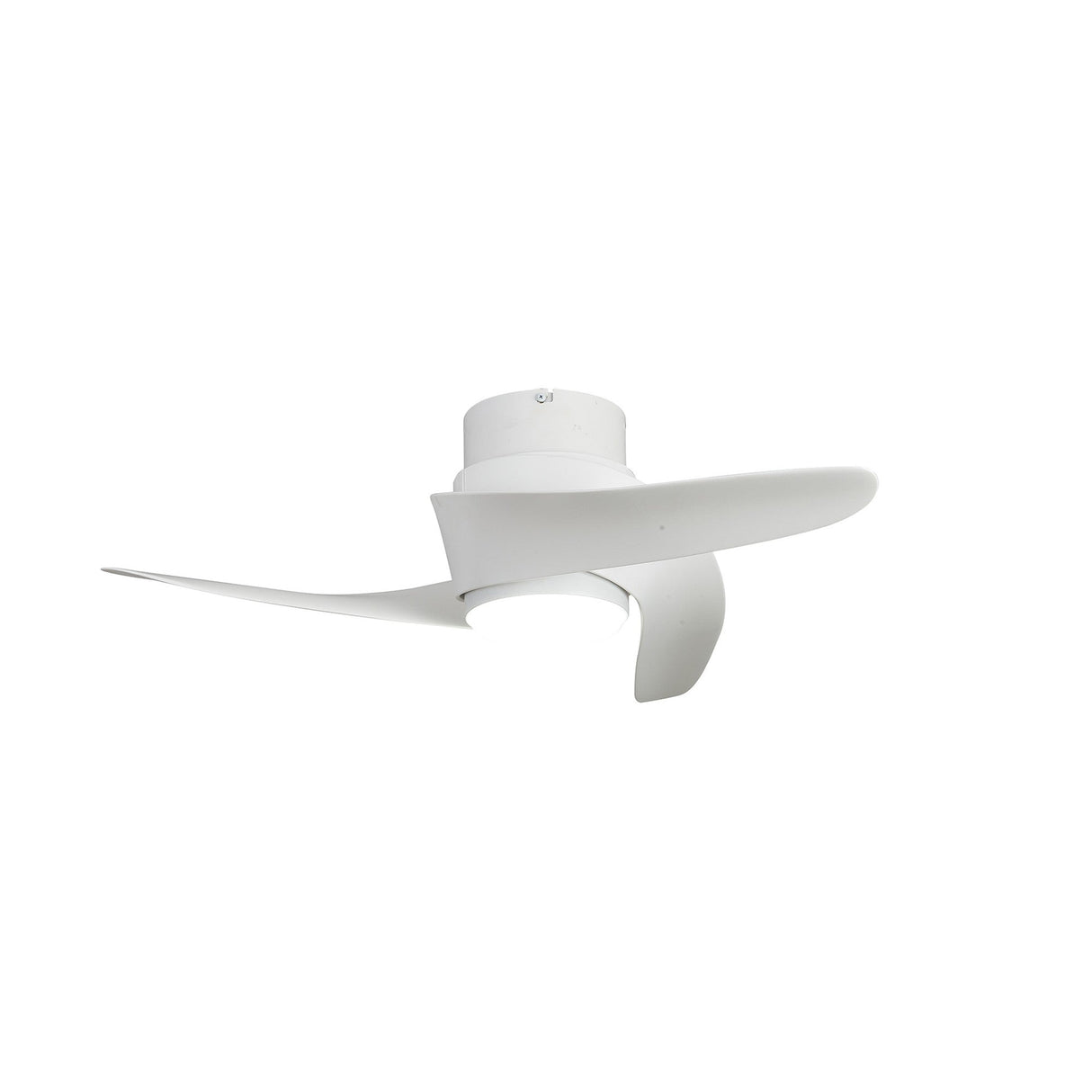 Groenland XS CCT Dimmable LED Ceiling Fan Light With Remote Control - White