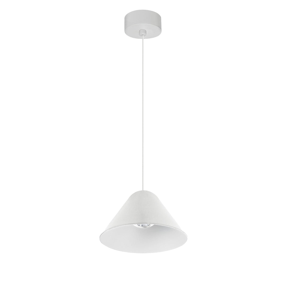 Gruissan 12.3cm Cone LED Pendant Light 5W 3000K - White