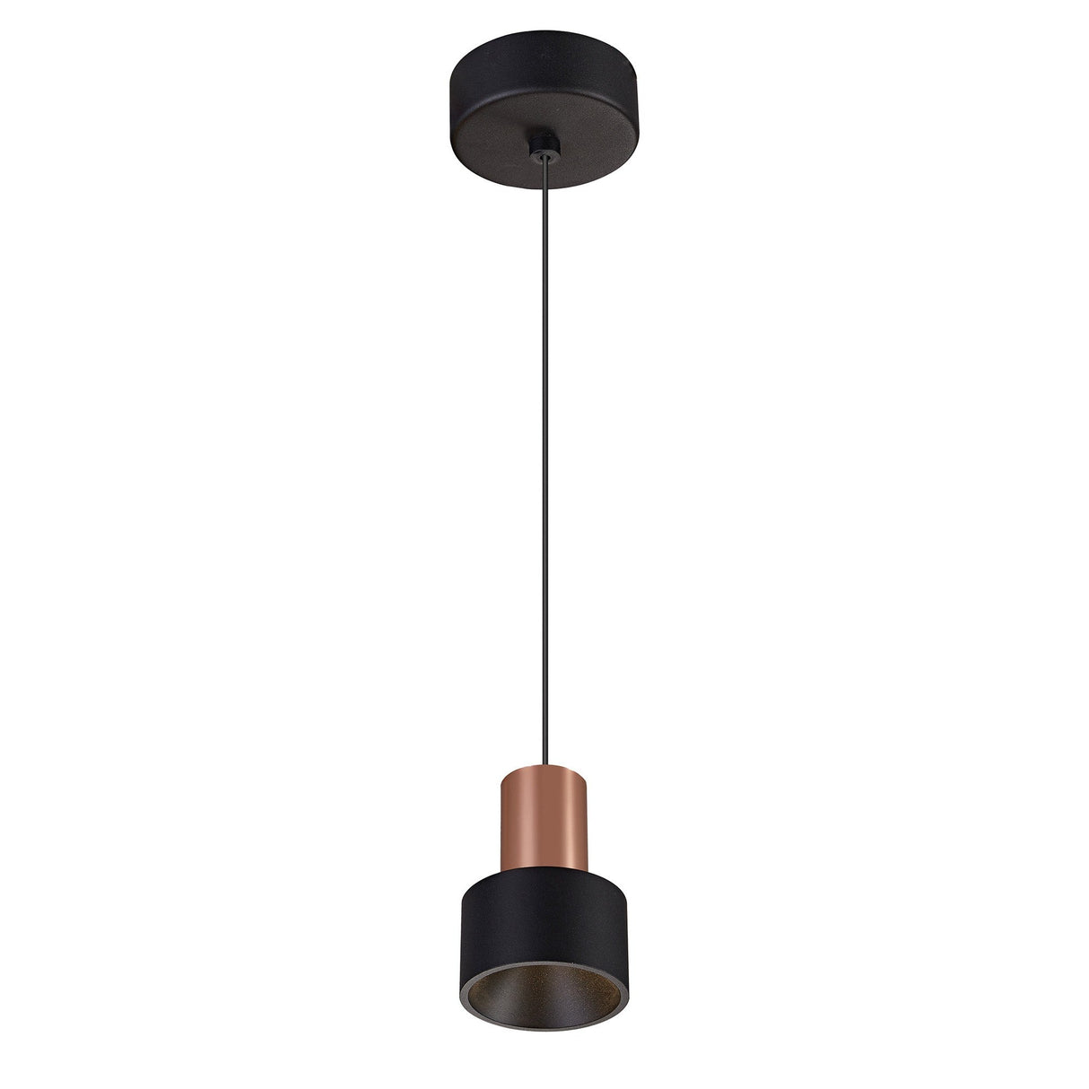 Gruissan 6.5cm LED Pendant Light 5W 3000K - Black & Gold
