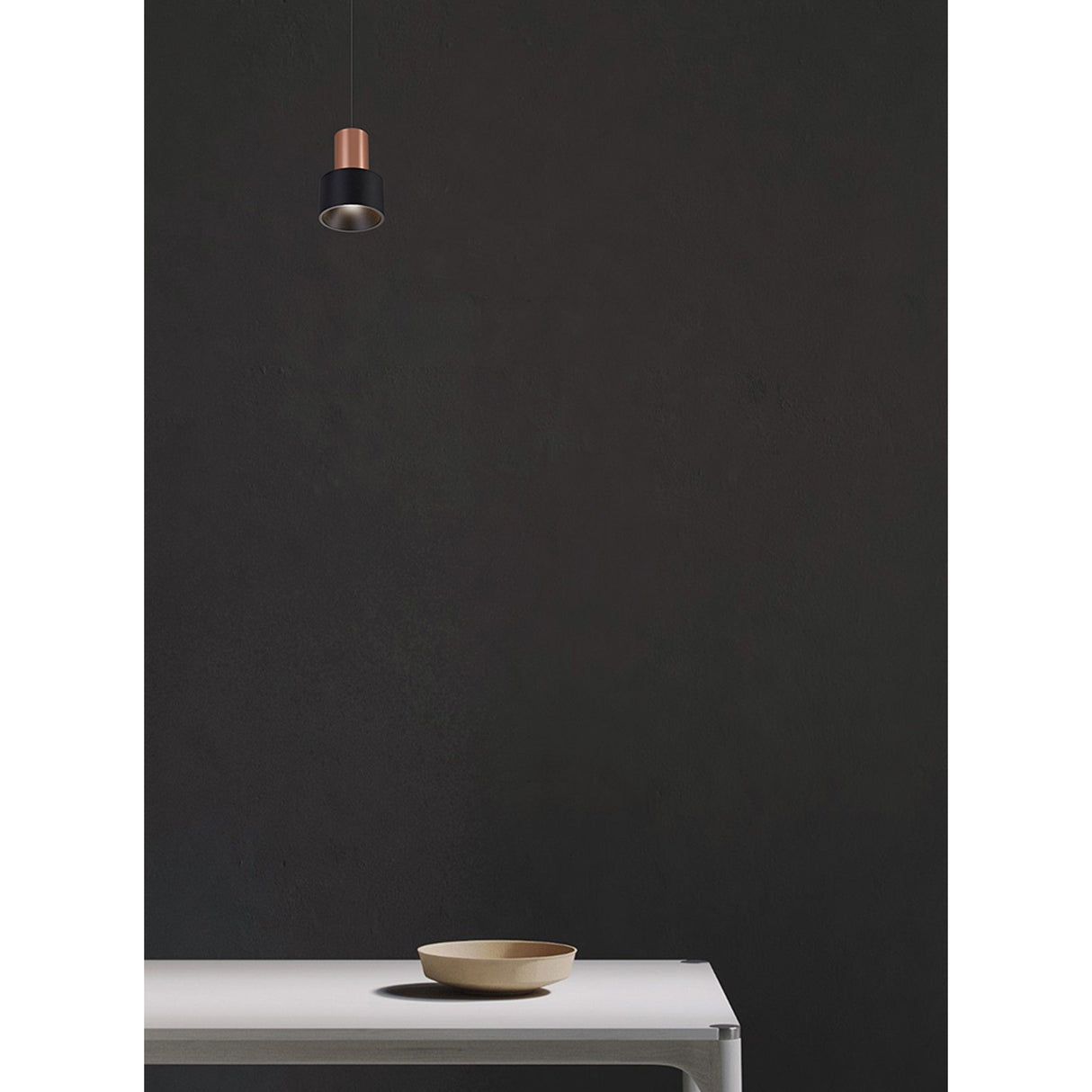 Gruissan 6.5cm LED Pendant Light 5W 3000K - Black & Gold