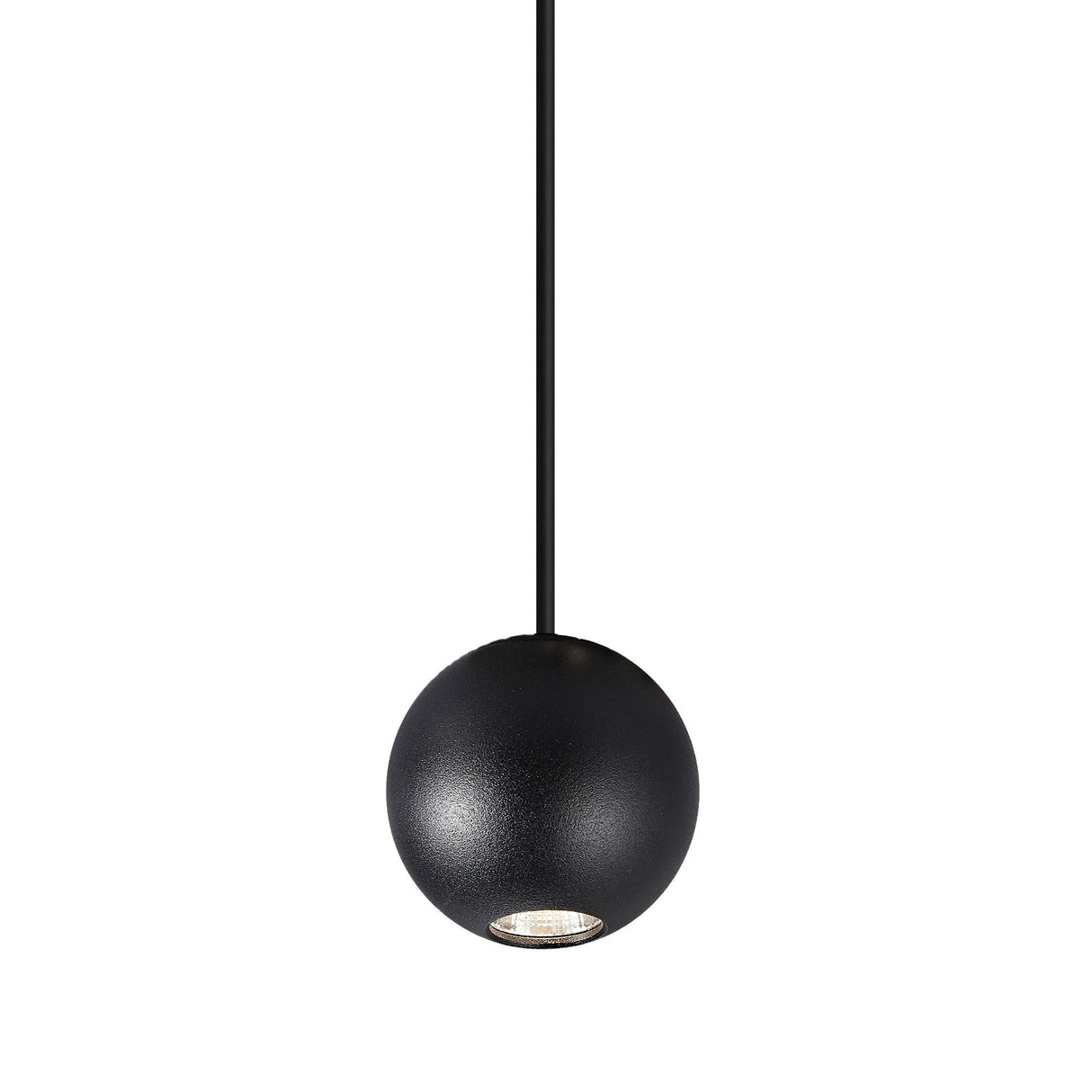 Gruissan 5cm Ball LED Pendant Light 5W 3000K - Black