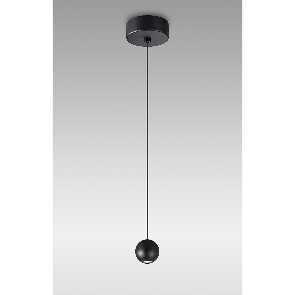 Gruissan 5cm Ball LED Pendant Light 5W 3000K - Black
