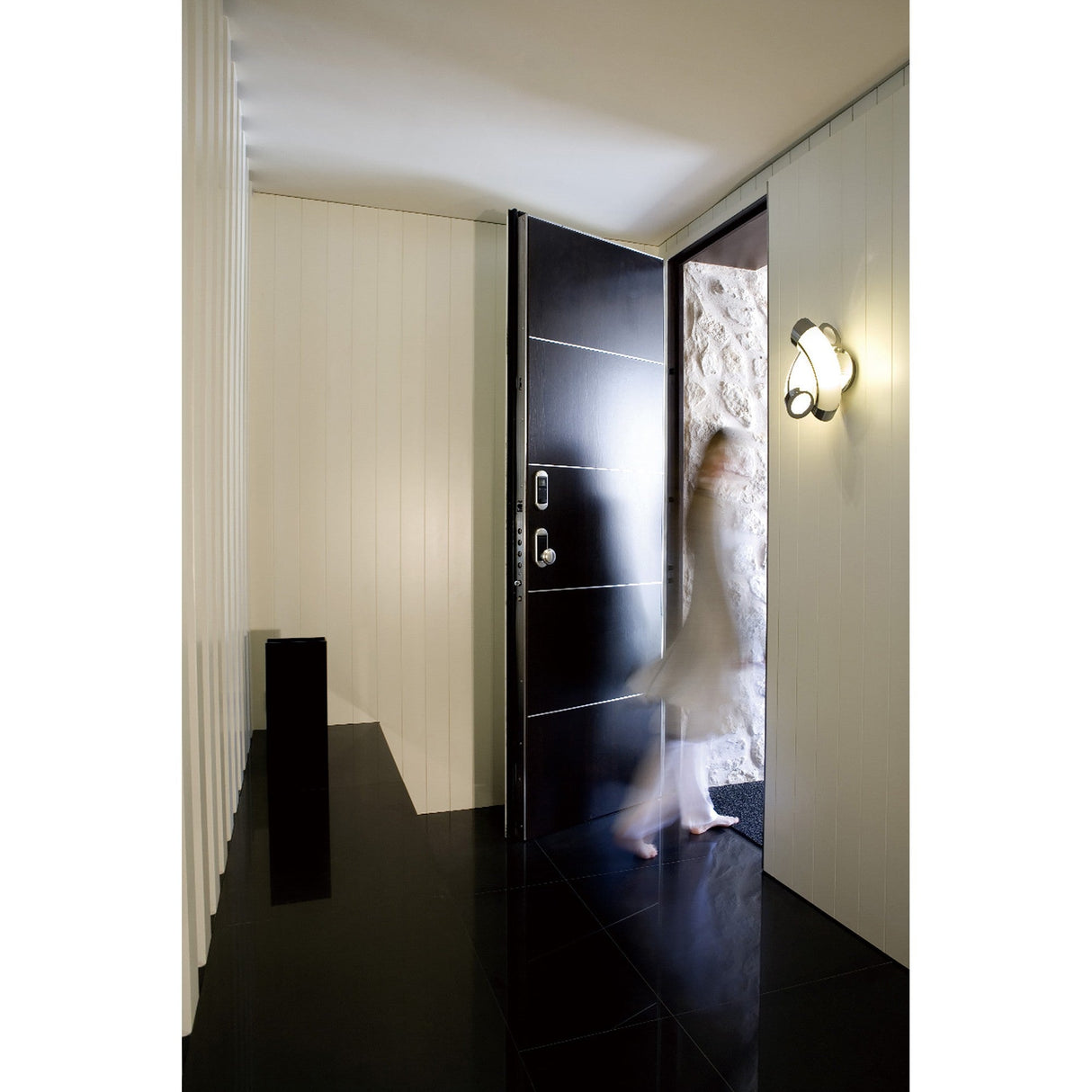 Guss 2 Light Wall Light - Polished Chrome