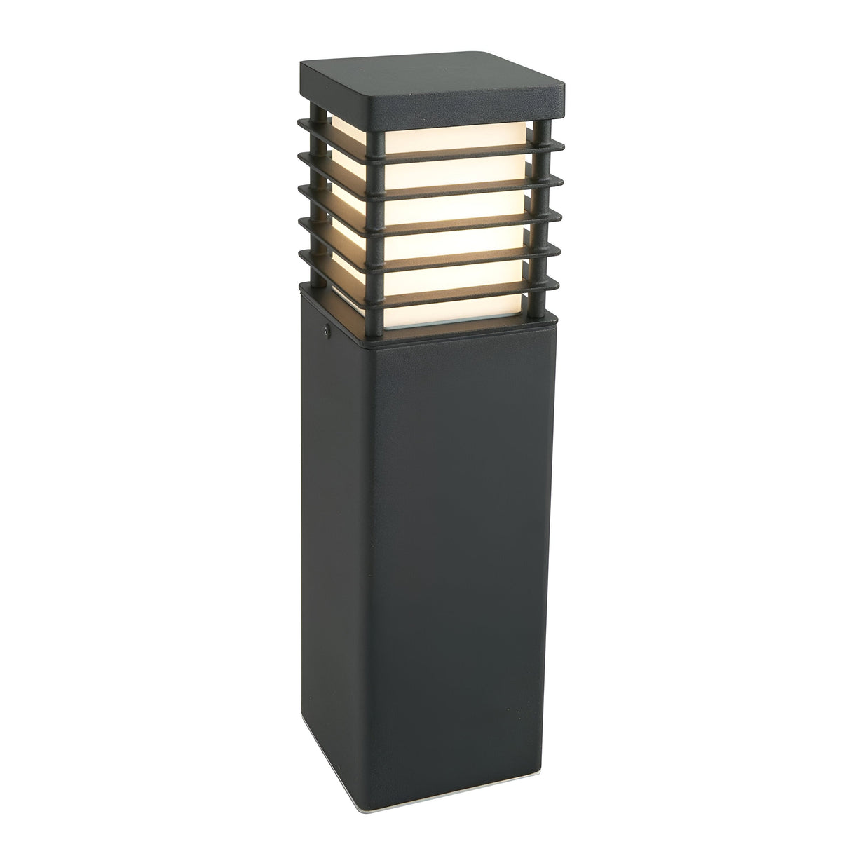 Halmstad 1 Light Medium Bollard - Black