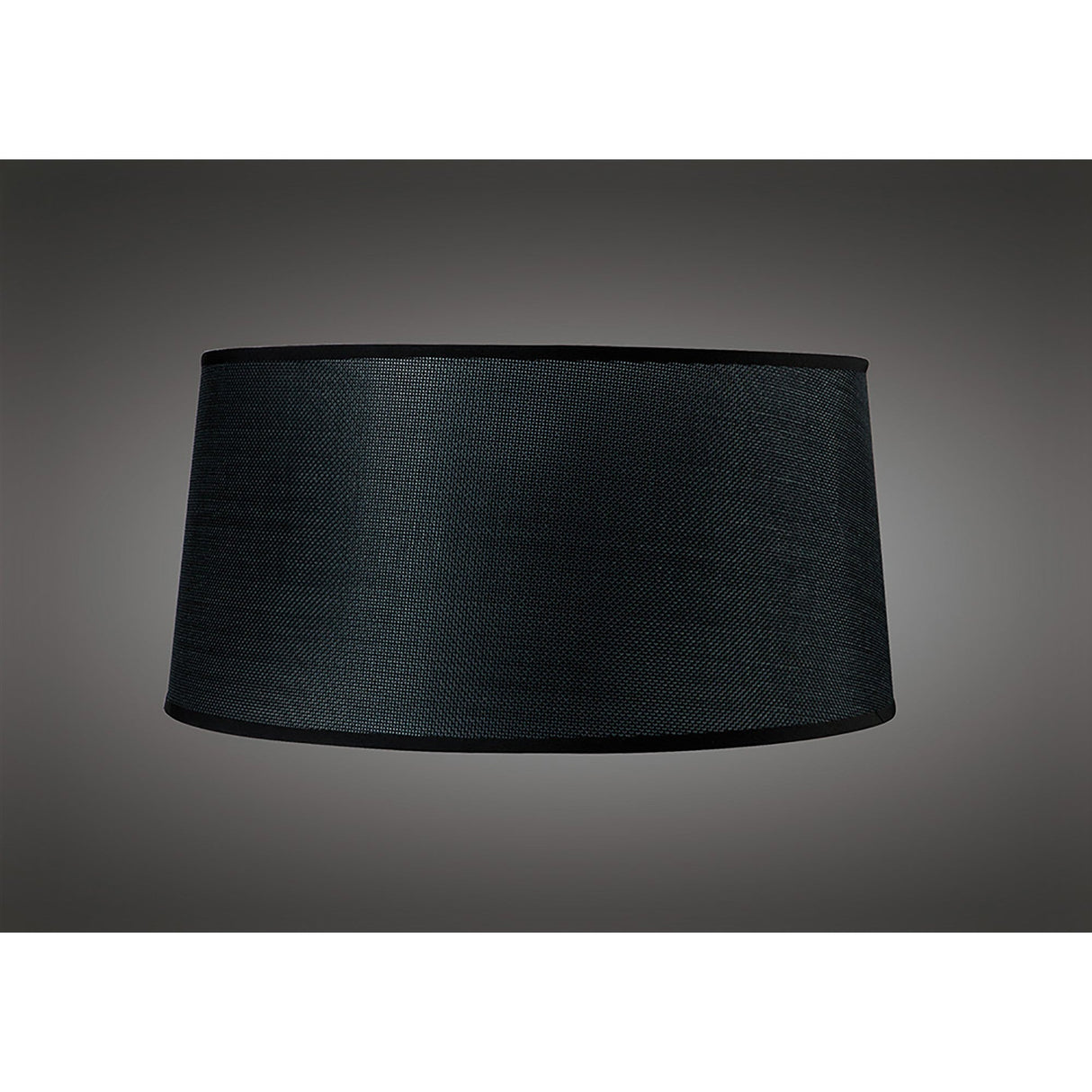 Habana Round Pendant Light Lampshade - Black, 41/45cm x 21.5cm