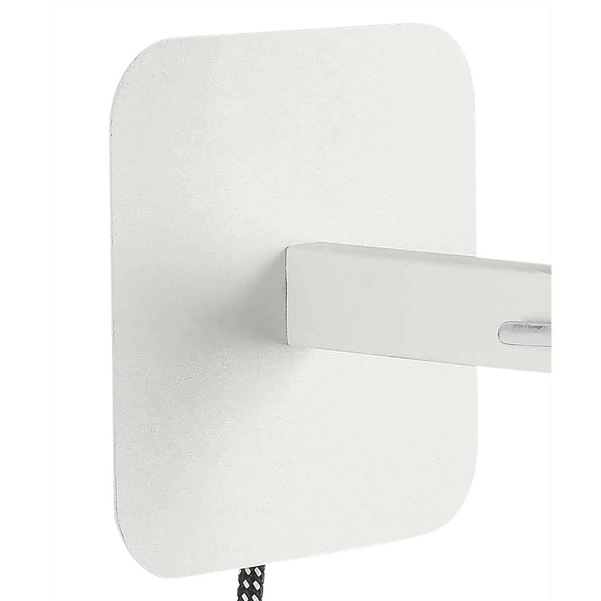 Habana Telescopic 1 Light Wall Light - White/Chrome (Without Shade)