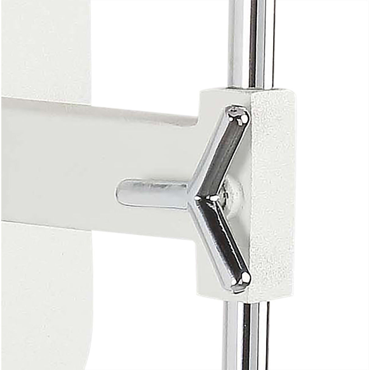 Habana Telescopic 1 Light Wall Light - White/Chrome (Without Shade)