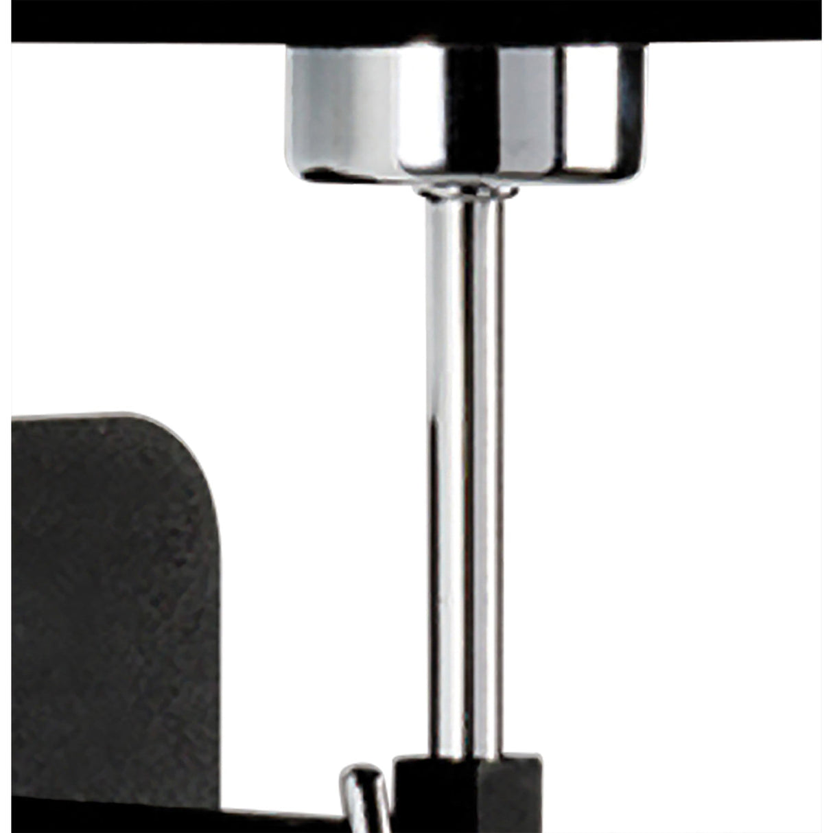 Habana Telescopic 1 Light Wall Light - Black/Chrome (Without Shade)