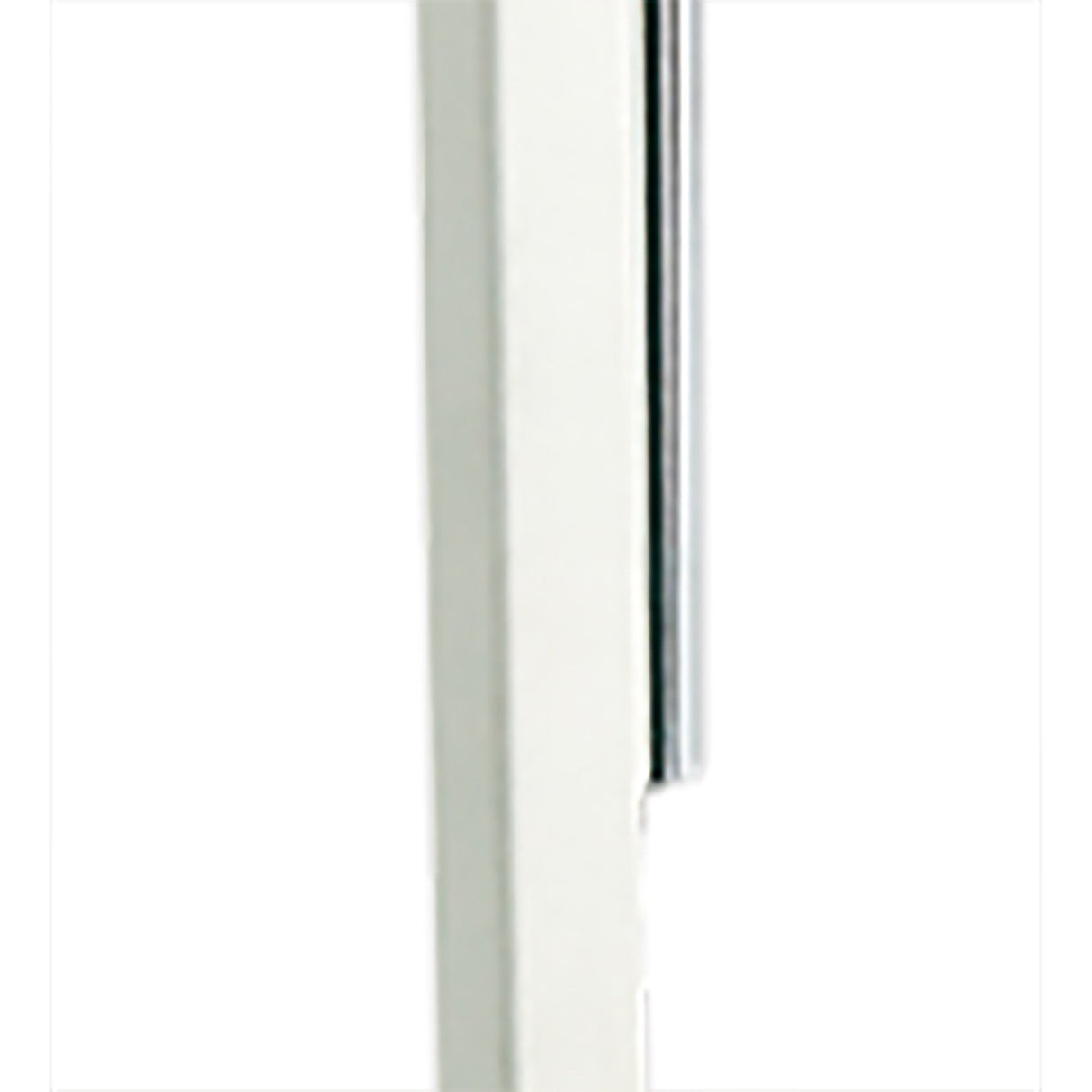 Habana 1 Light Telescopic Table Lamp - White/Chrome (Without Shade)