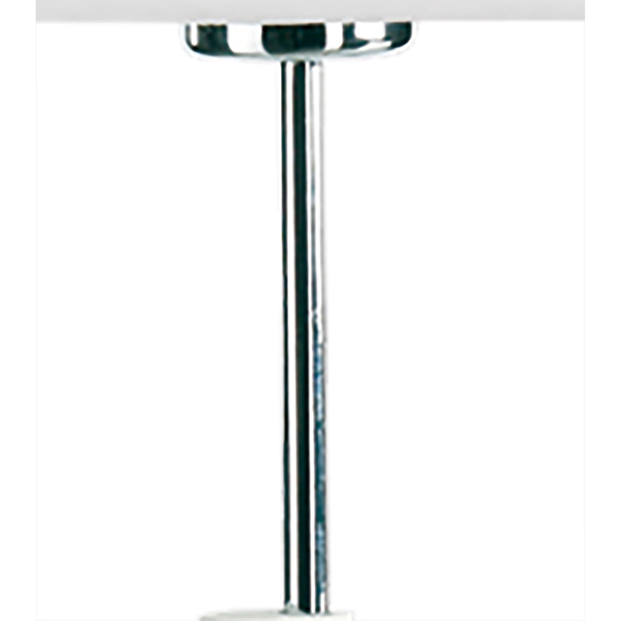 Habana 1 Light Telescopic Table Lamp - White/Chrome (Without Shade)