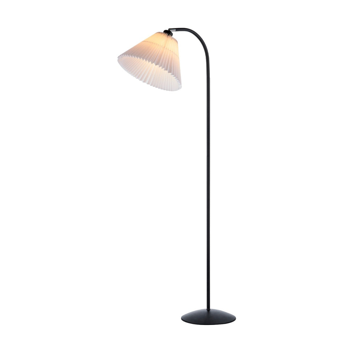 Medina Floor Lamp - White & Black