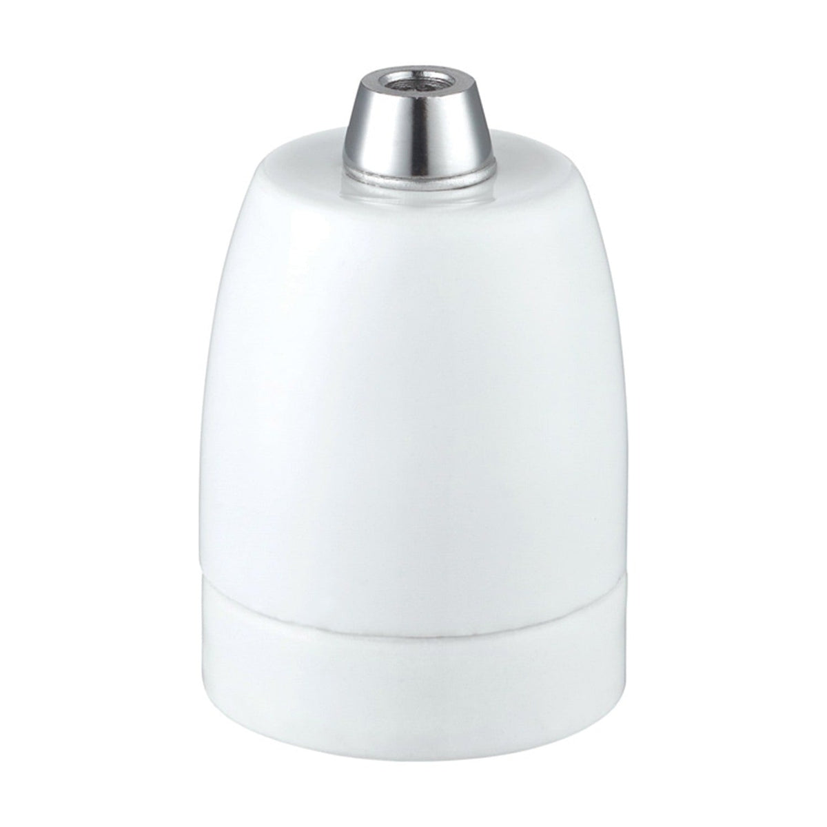 Porcelain Lampholder E27 - White