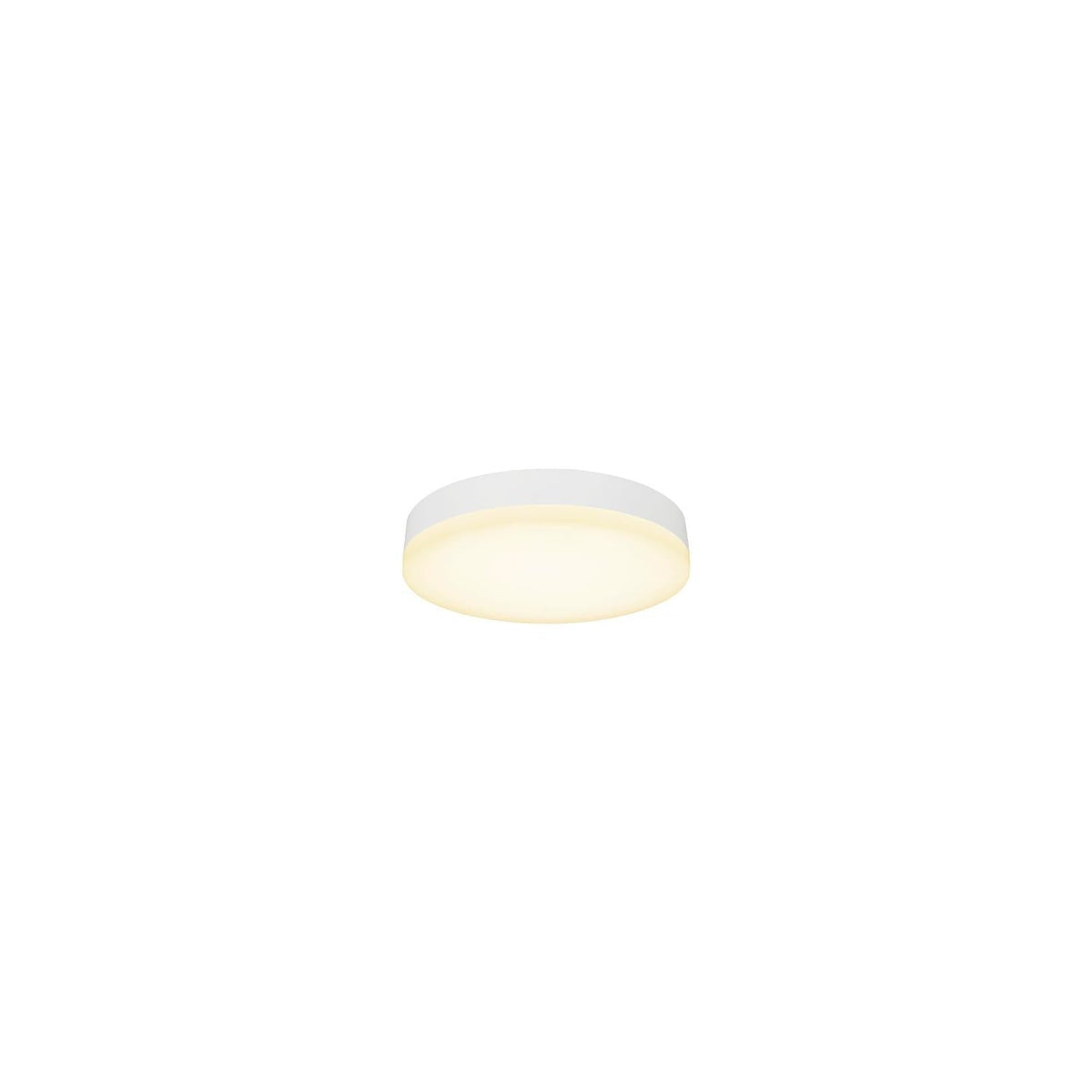 Straight LED Bathroom Flush Ceiling Light 28cm 24W - White