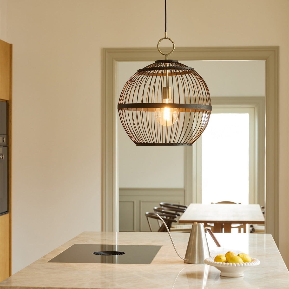 Stockholm Nordic Edition Oil Pendant Light 50cm - Black
