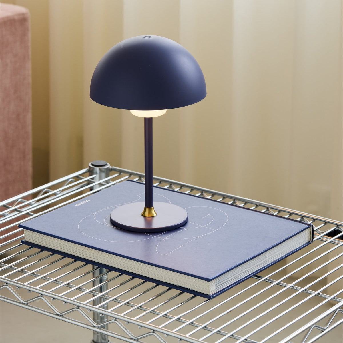 Moon LED Table Lamp - Dark Blue